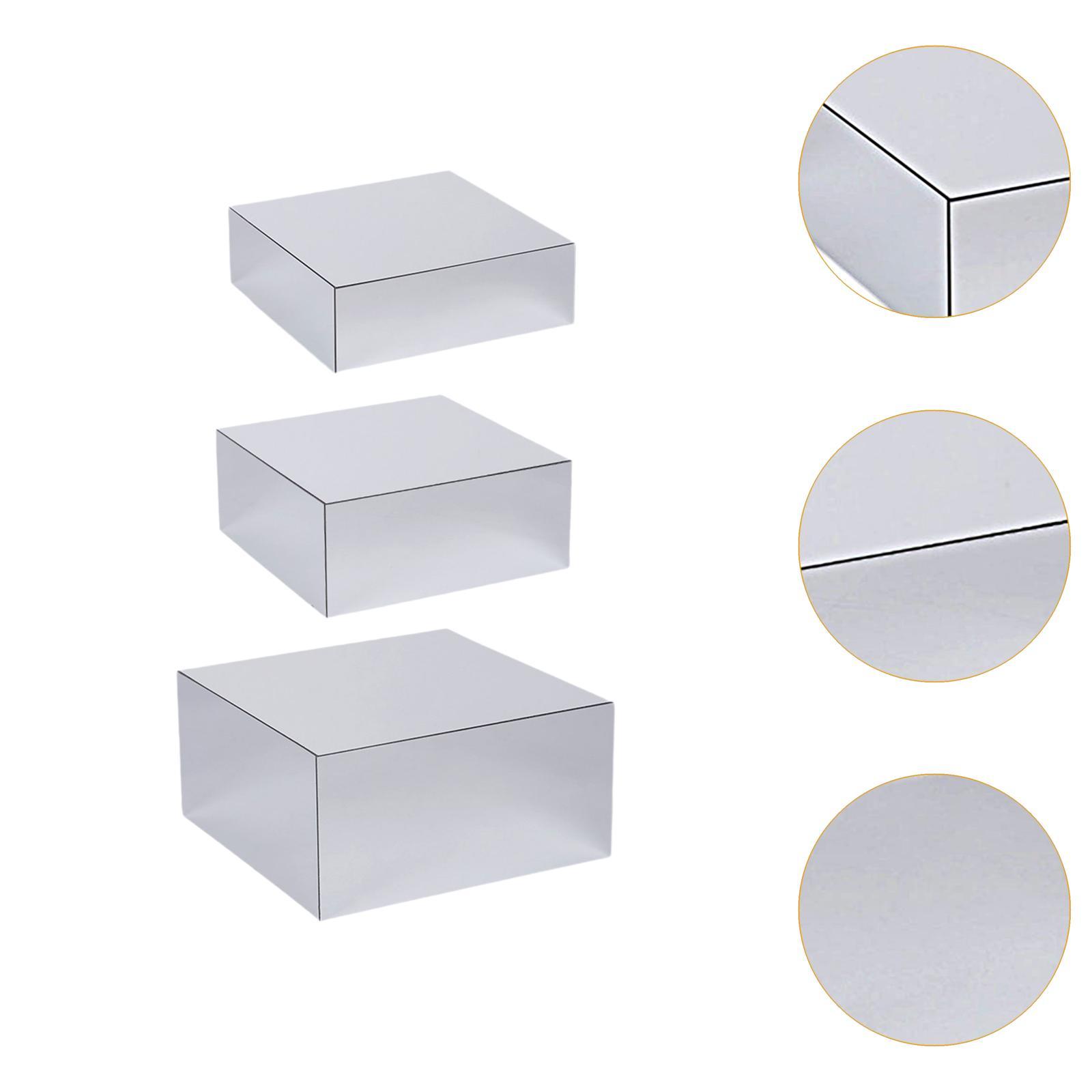 Buffet Riser Acrylic Wedding Multifunctional Parties Cupcake Display Stands 3pcs