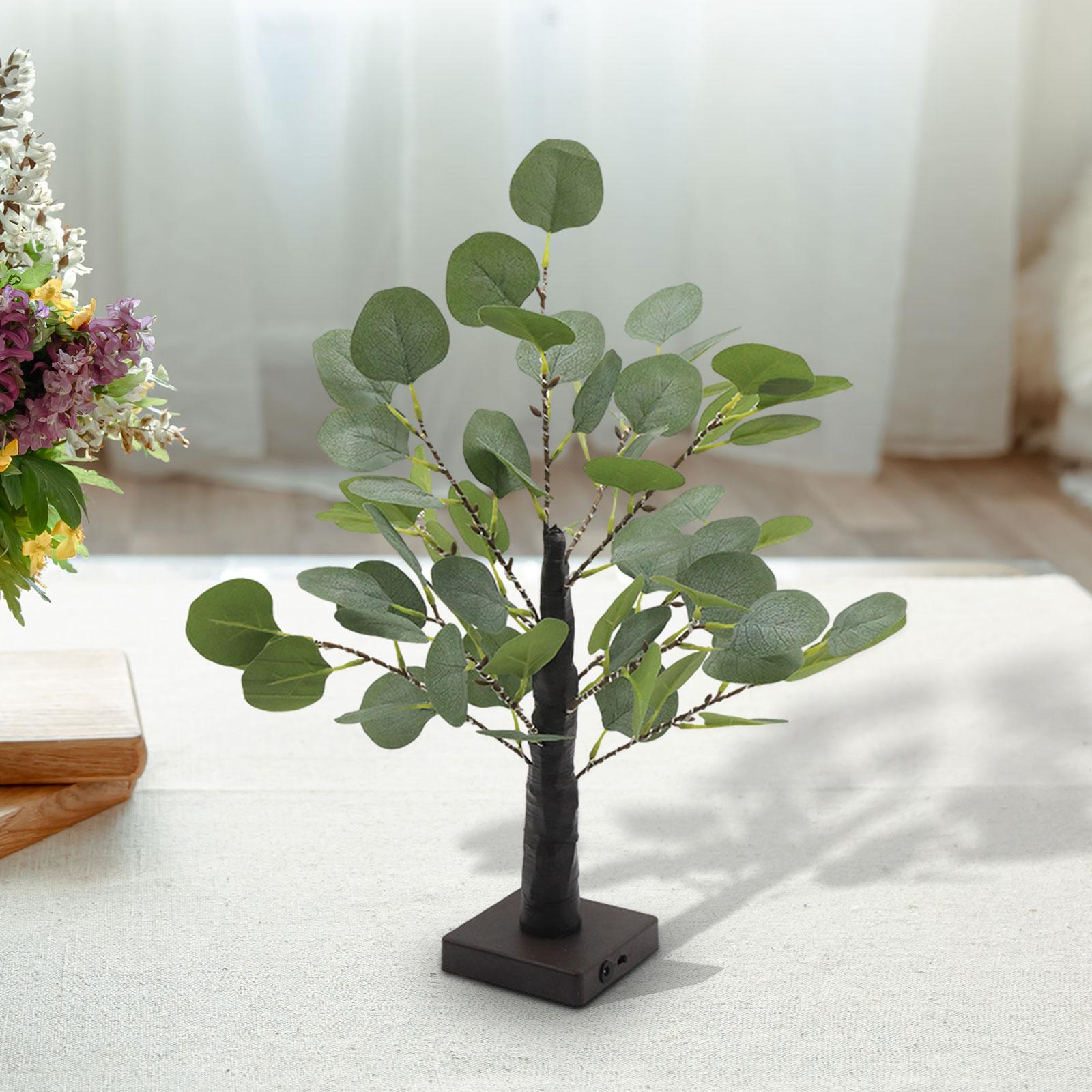 Lighted Eucalyptus Tree Wedding Party Table Decoration Artificial Tree