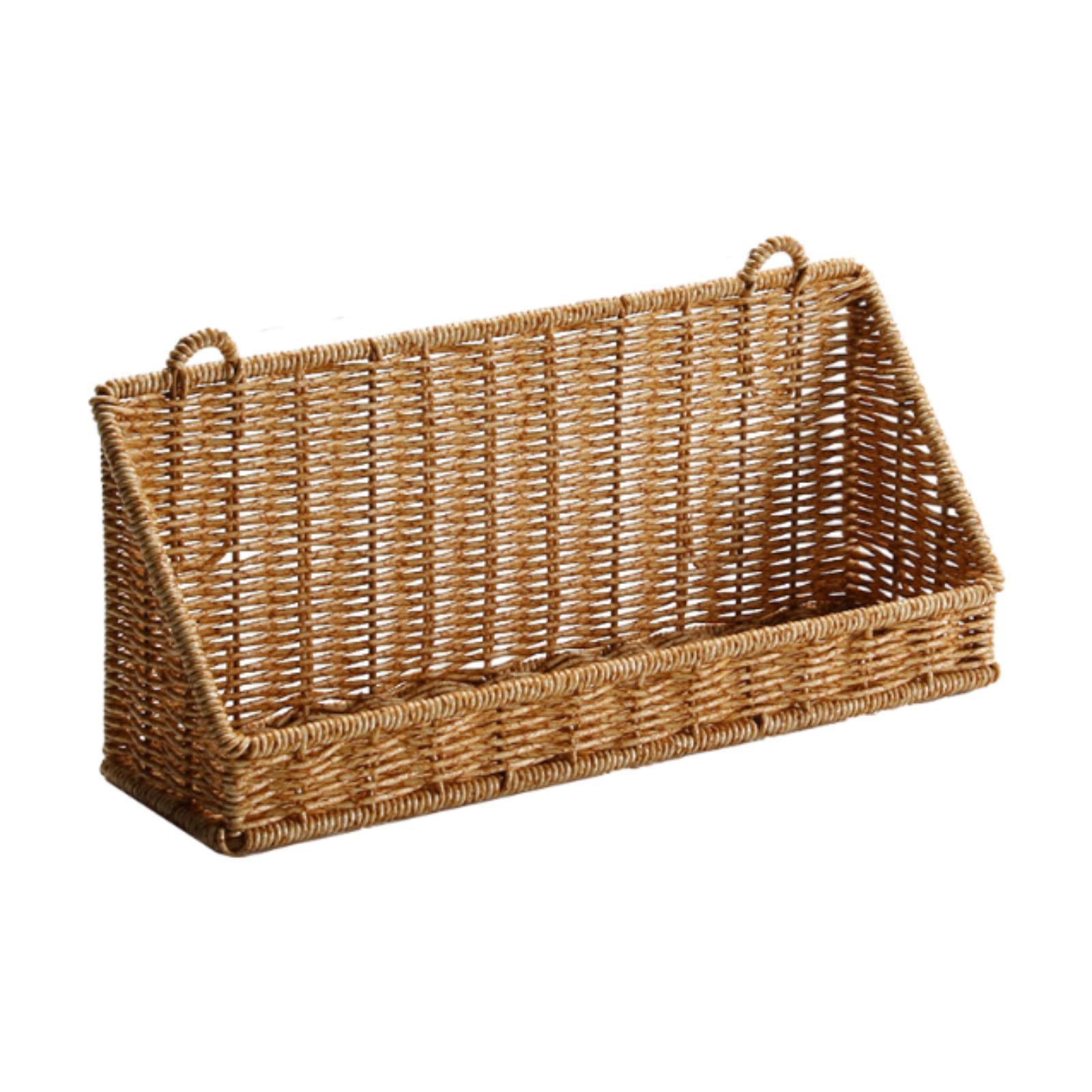Storage Basket With Adhesive Hooks