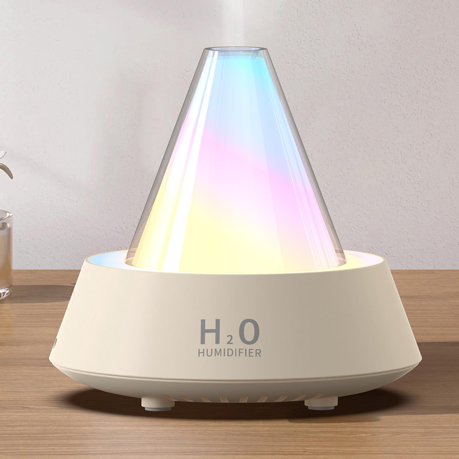 Desktop Humidifier Electric Essential Oil Diffuser for Daily Use Lightweight White