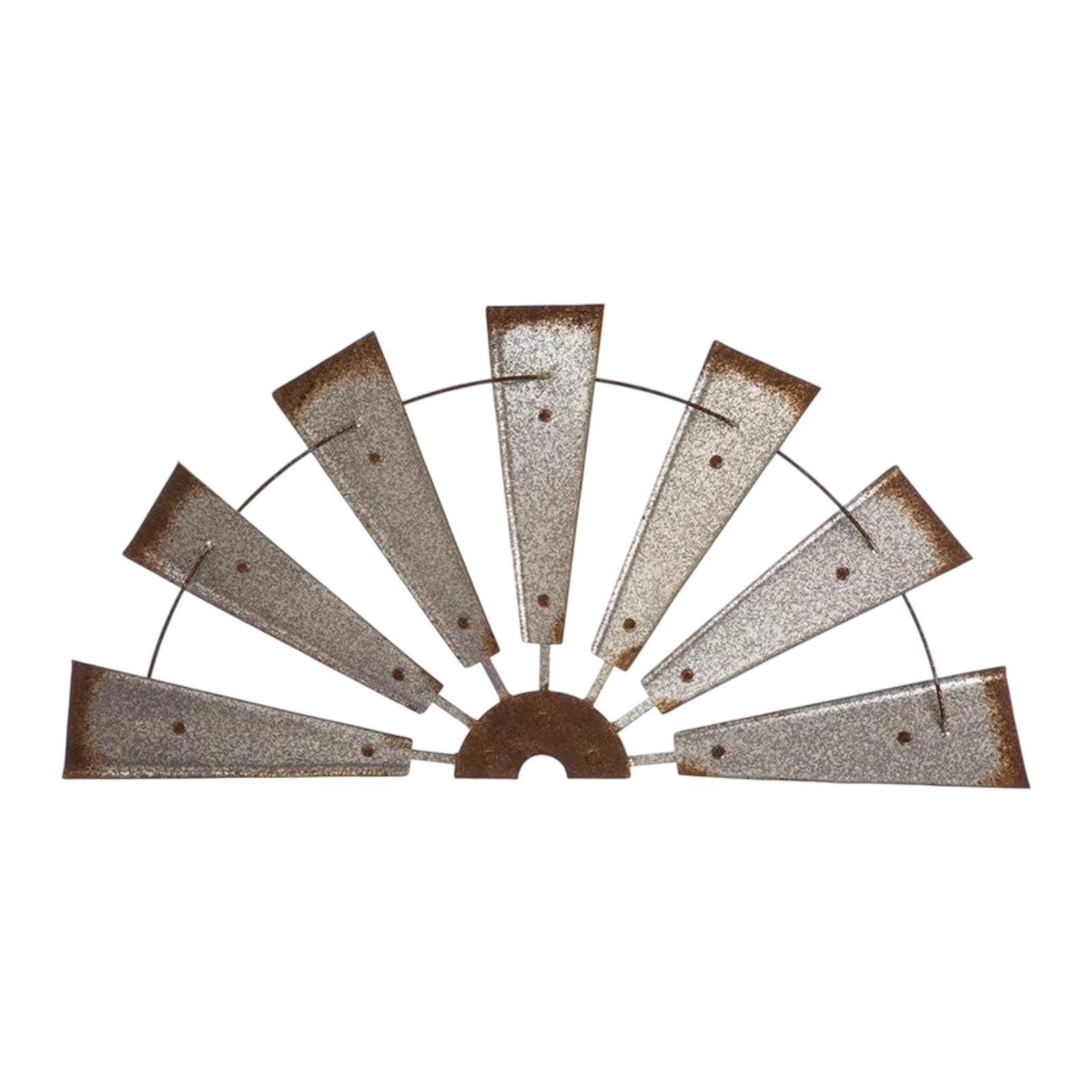 Iron Windmill Wall Decor