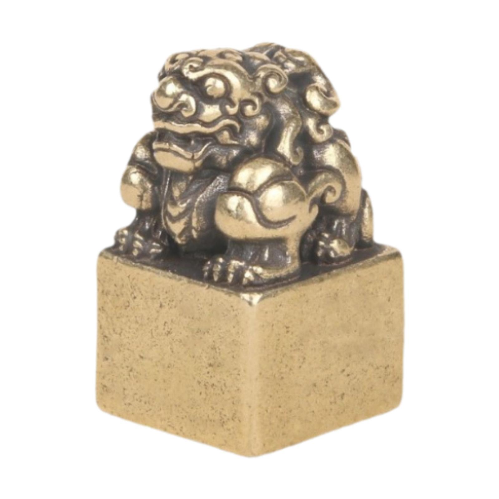 Pixiu Seal Stamp Statue