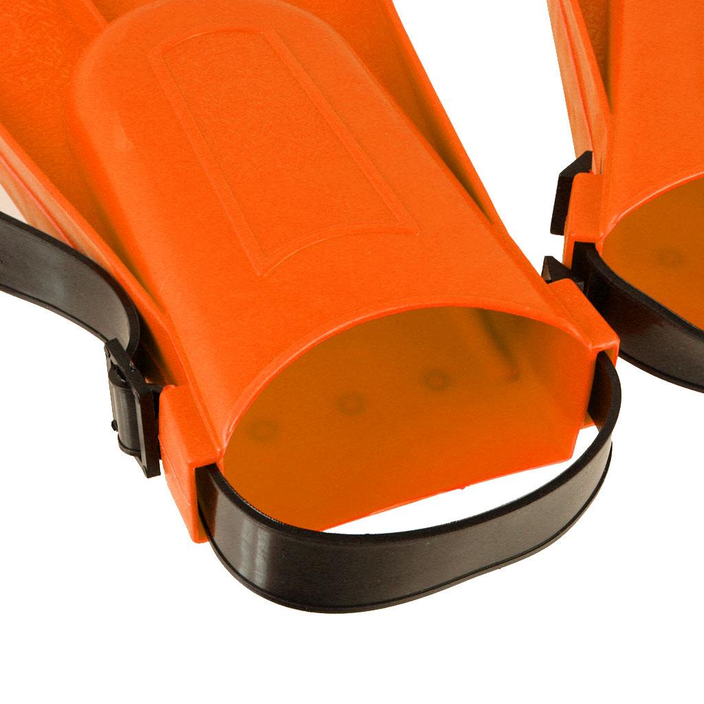 Adults Adjustable Flippers Fins Swimming Diving Learning Tools L Orange