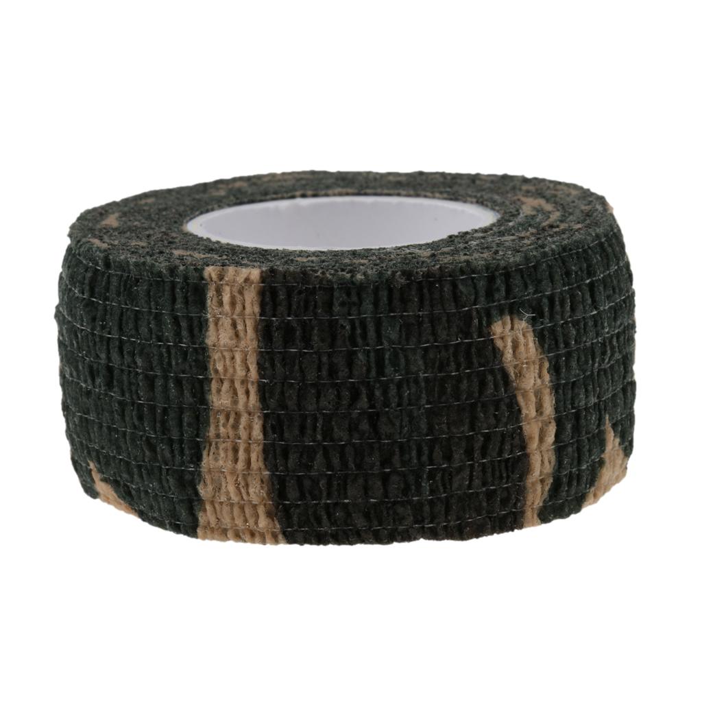 Non-woven Self-adhesive Elastic Tape Bandage Camo Stealth Wrap 2.5cm