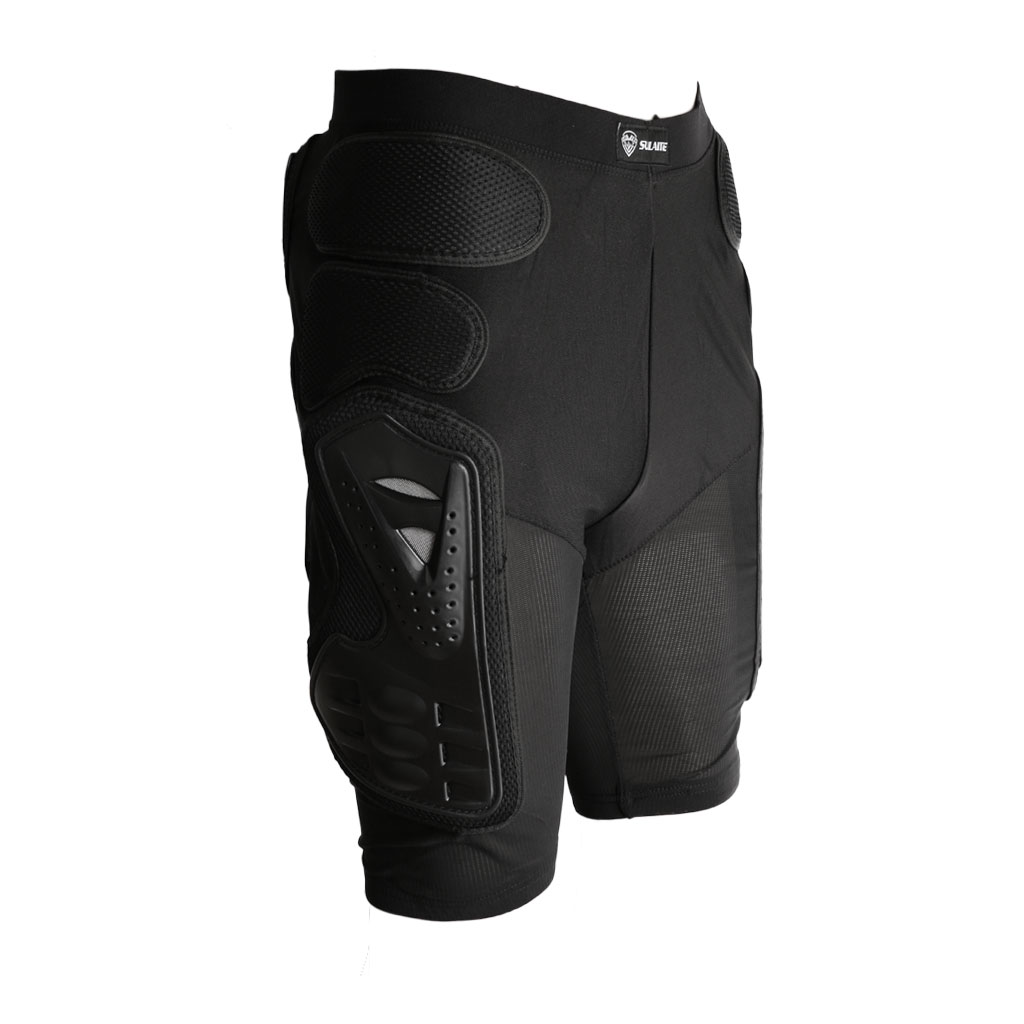 Motorcycle Bike Padded Hip Protector Cycle Shorts Black M