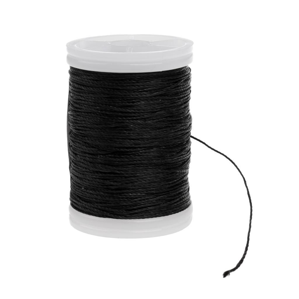 Fiber Bow String Serving Thread 120m for Bow String Archery Supplies Black