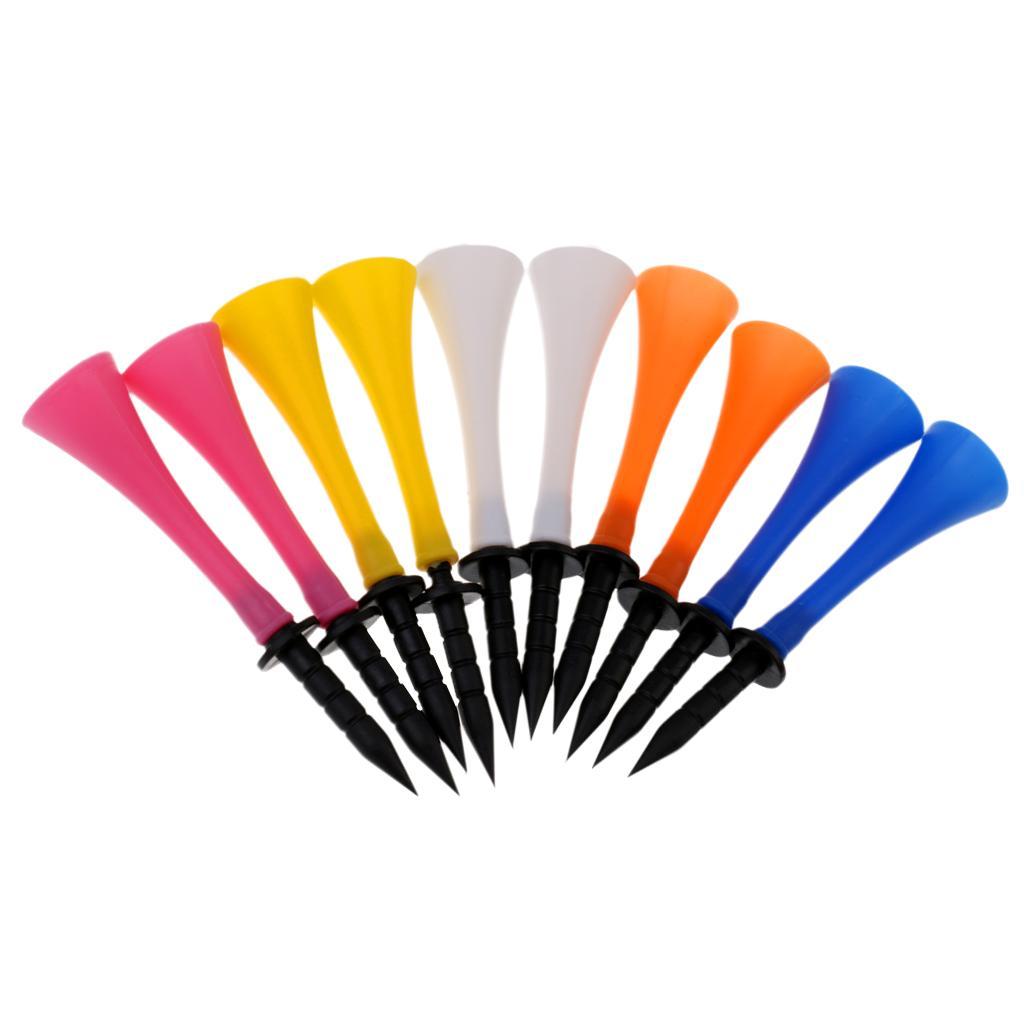 Pa of 10 Rubber Golf Tees 83mm/3.3inch - Lightweight Durable | eBay