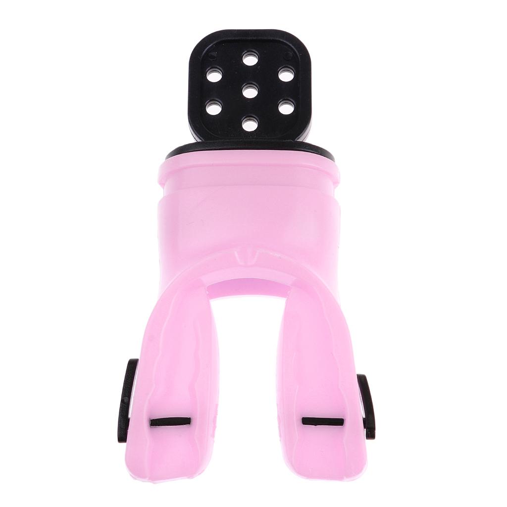 Silicone Scuba Diving Moldable Bite Mouthpiece Regulator with Tie Wrap Pink