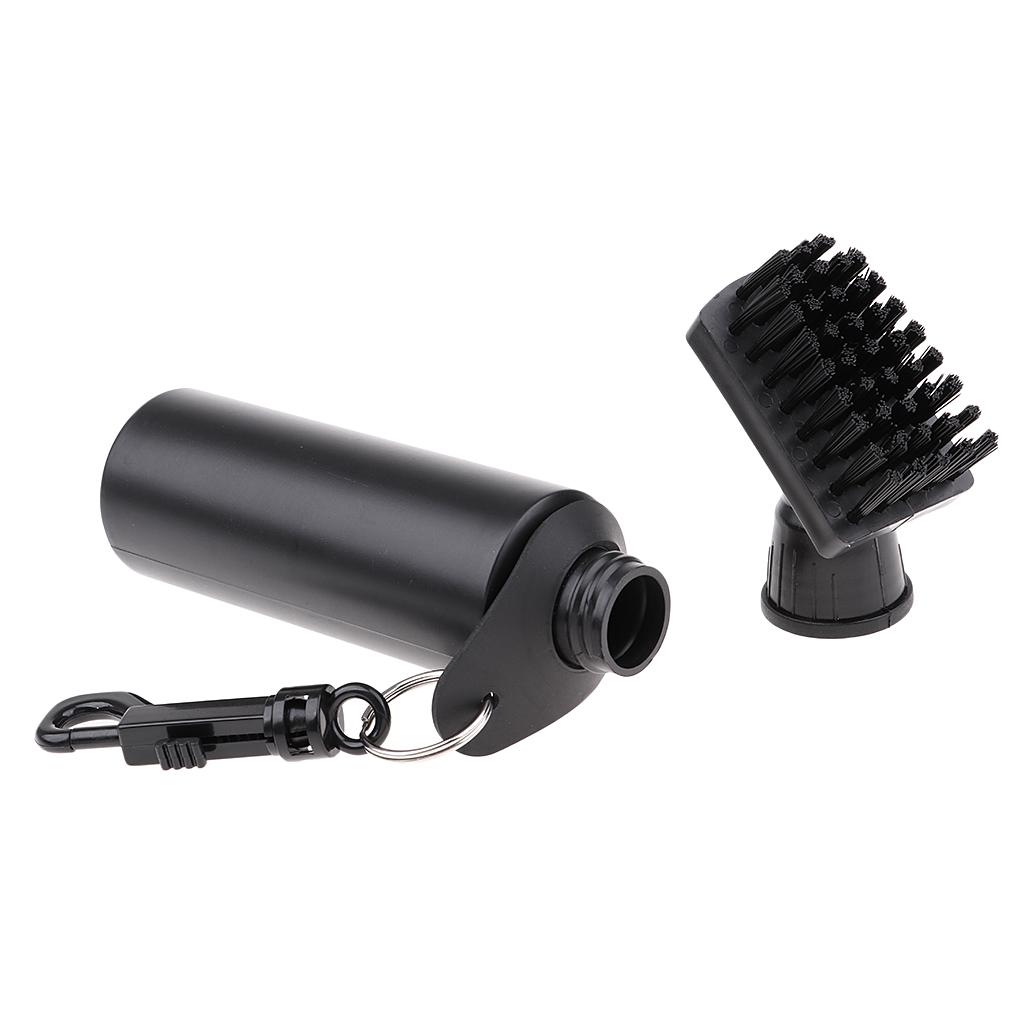 4xGolf Club Brush Golf Cleaning Brush Groove Self-Contained Water with Clip