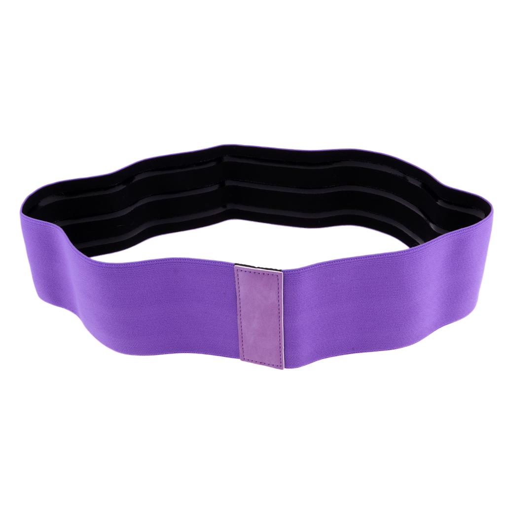 Yoga Bands Fitness Elastic Belt Resistance Bands Strength Training Purple-M