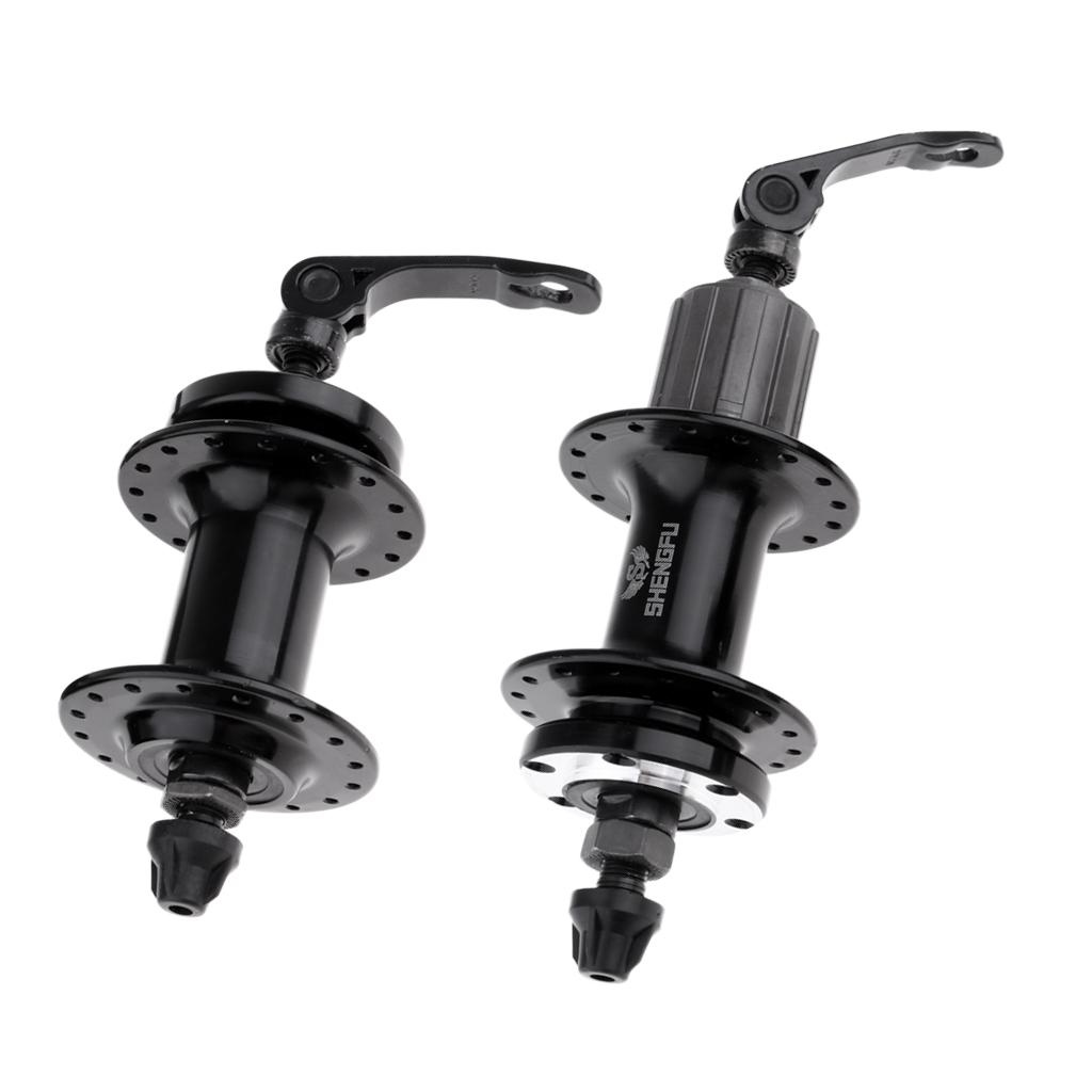 1 Pair MTB Hub Bicycle Disc Brake Hubs Front and Rear Hubs 32 //36 Holes
