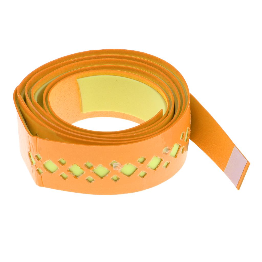 Anti Slip Racket Tennis Badminton Absorb Sweat Grip Tape Orange