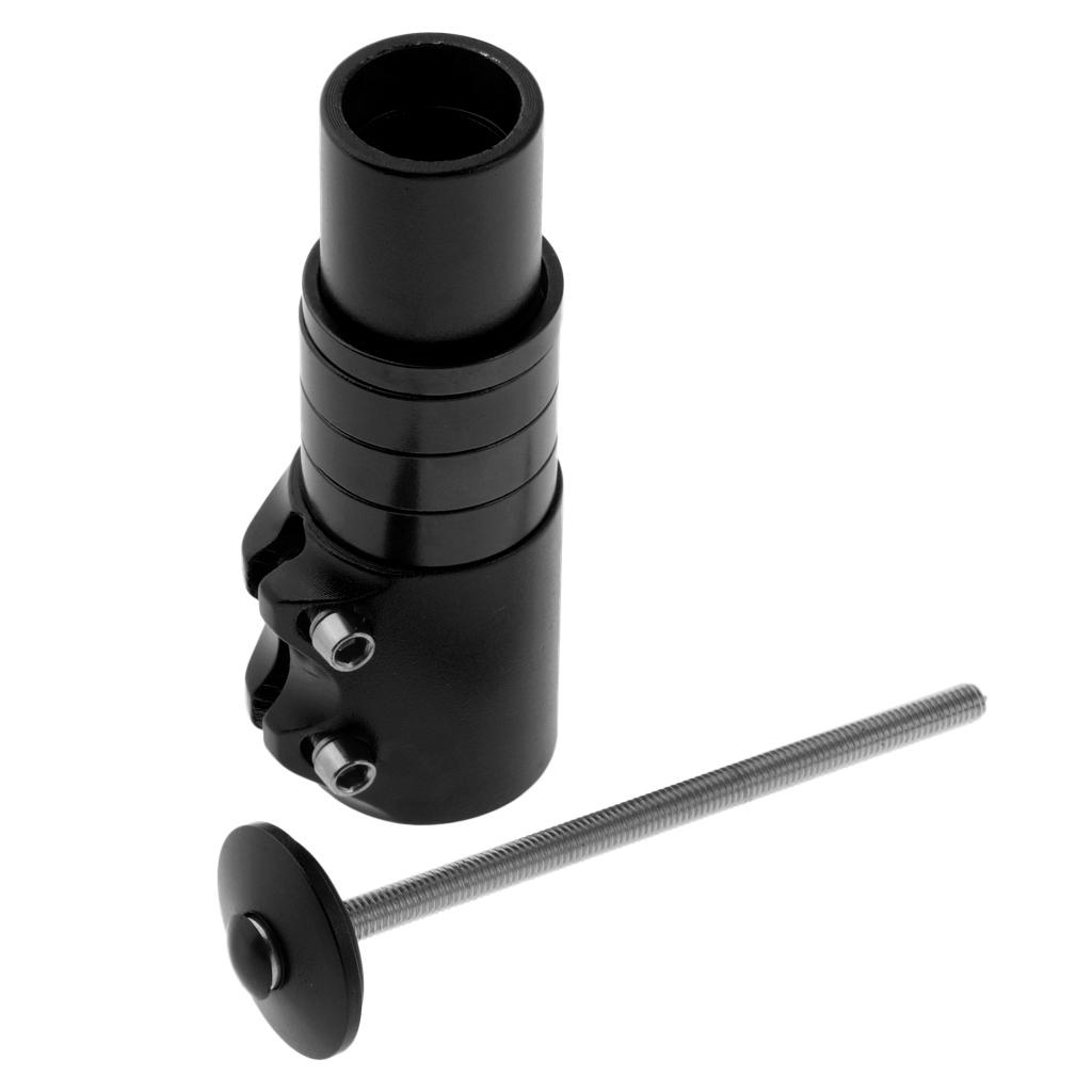 Prolunga Stelo Forcella Bici - Estensione Regolabile Manubrio Per MTB, Bici Da Strada E BMX, Nero, 28.6mm - Foto 2