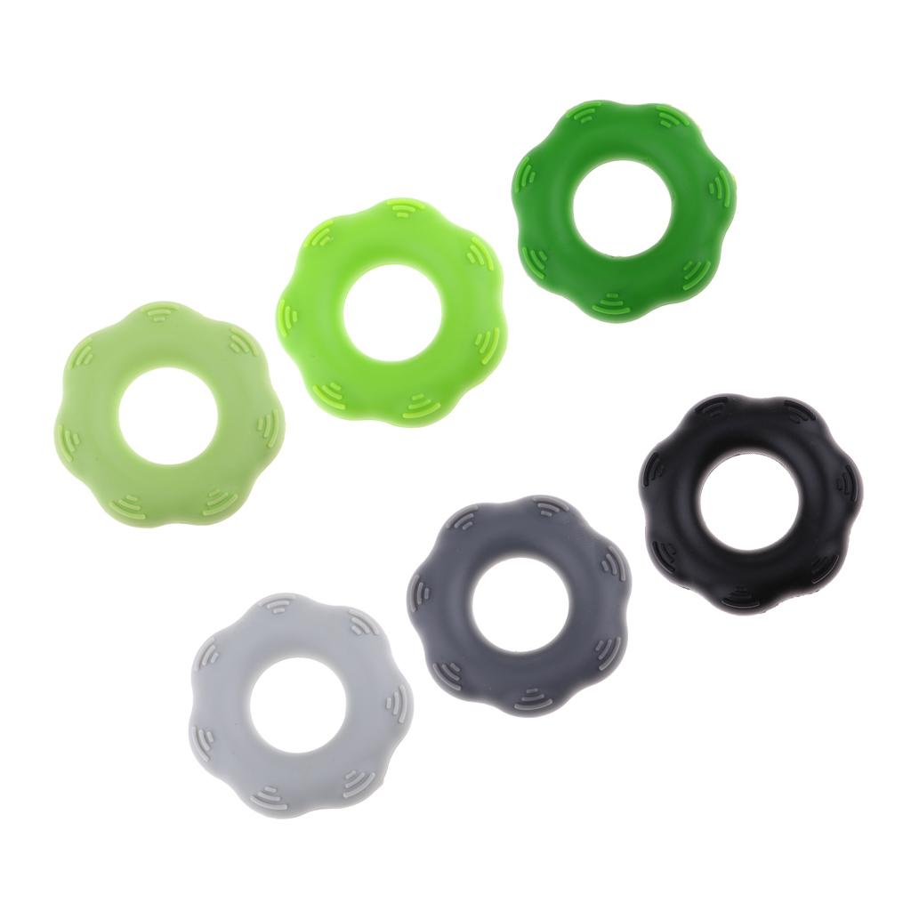 Finger Gripper Strengthener Grip Ring Ball Strength Exercise Light Green