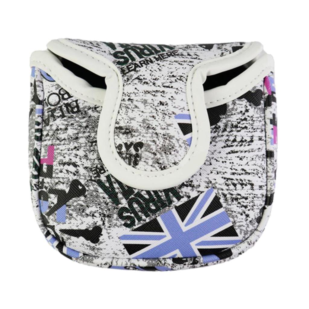 Magnetic Golf Mallet Head Cover Center Putter Headcover Club Protector
