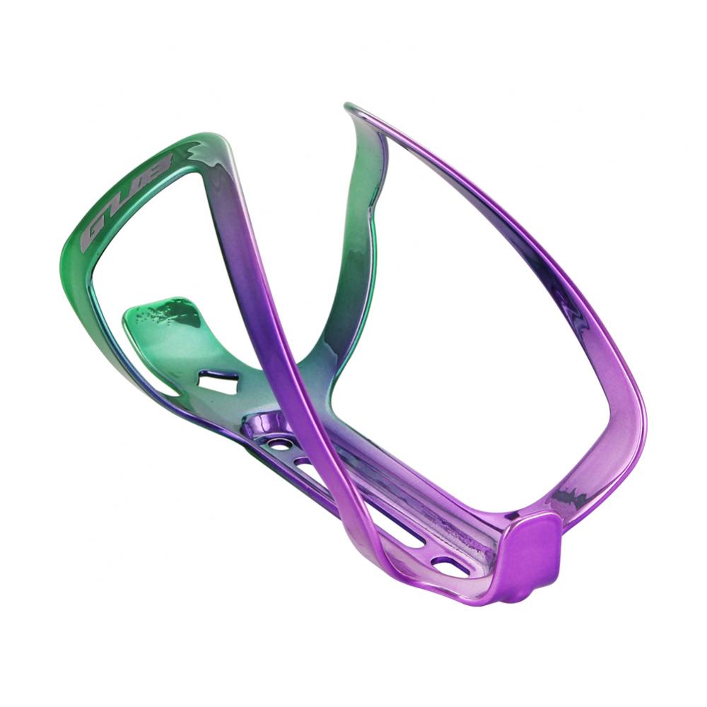 Bike Bottle Cages Water Bottle Holder Bracket Alloy Mount Rack Purple Green