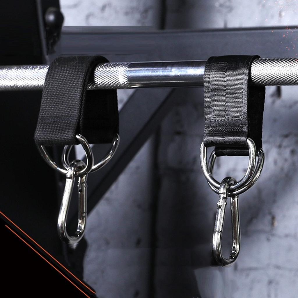 1100lb Swing Hanging Straps Kit Gym Hanging Strap Webbing W/ D-ring Clip A