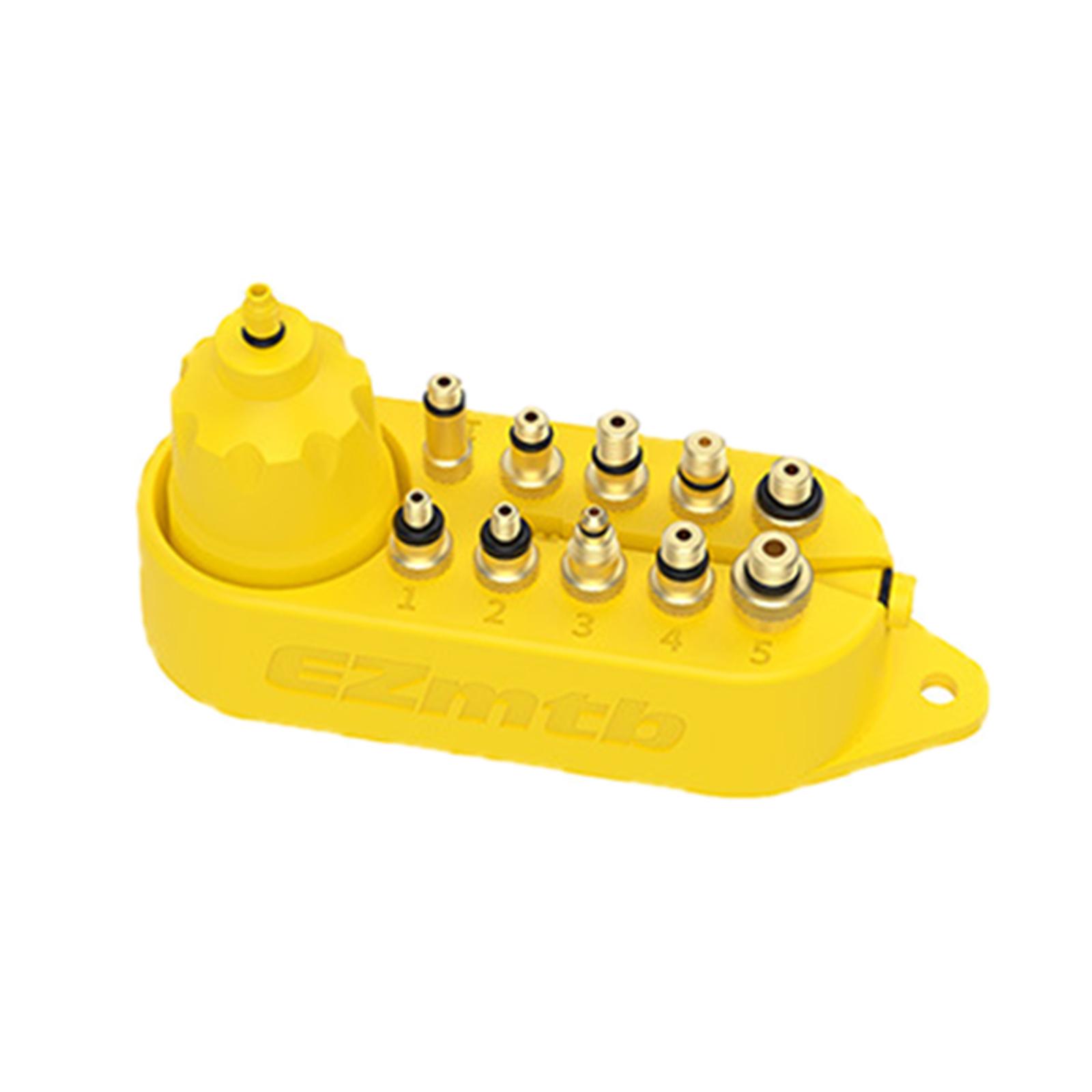 Bike Hydraulic Brake Oil Bleed Kit Mineral Oil Tool STD Metal Adapter