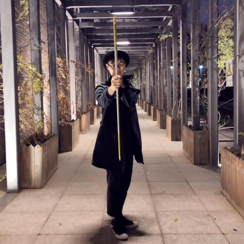 3pcs Outdoor Portable magicalalal Staff Steel Sport