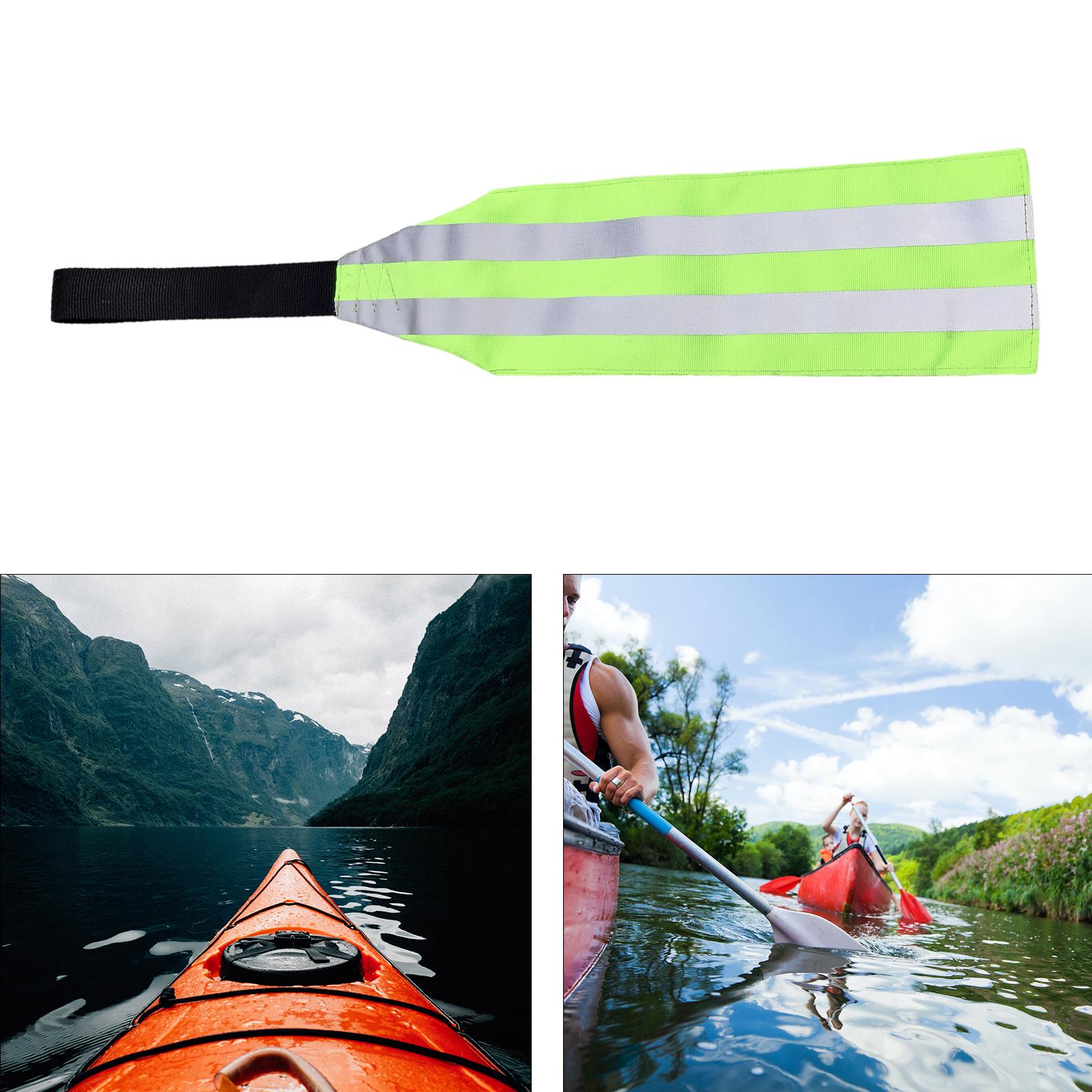 Kayak Travel Tow Safety Flag Dinghy Towing Trailer Warning Flags Green