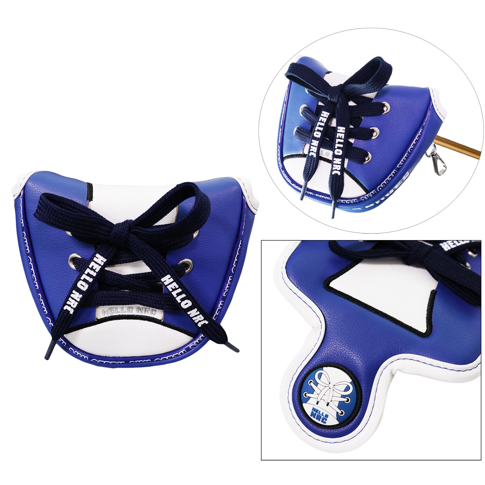 Mallet Putter Headcovers - Funky Head Cover - Golf Mallet Putter Cover Blue