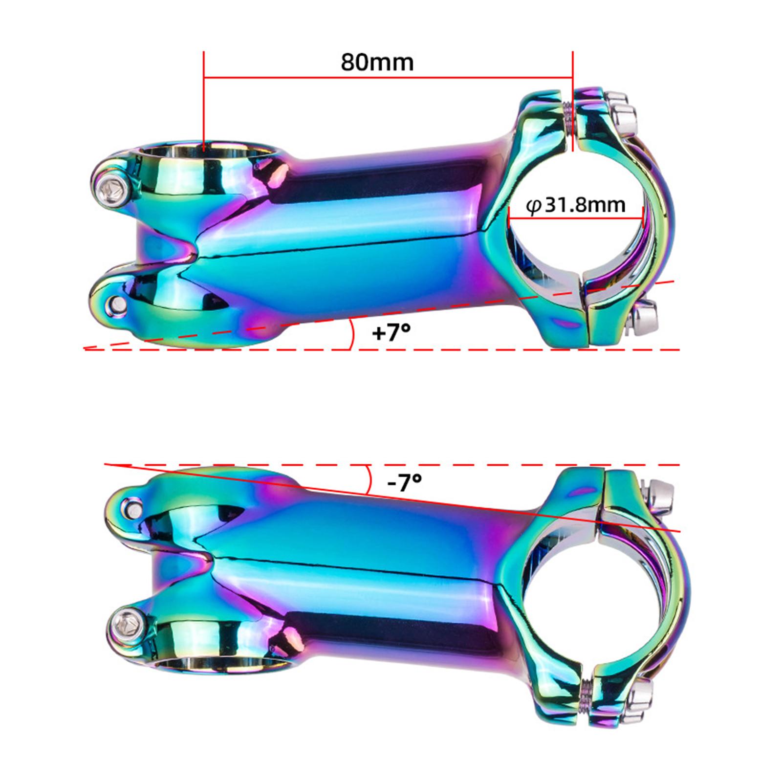 MTB Bike Handlebar Stems Mountain Bicycle Stem 31.8mm 7° 60mm