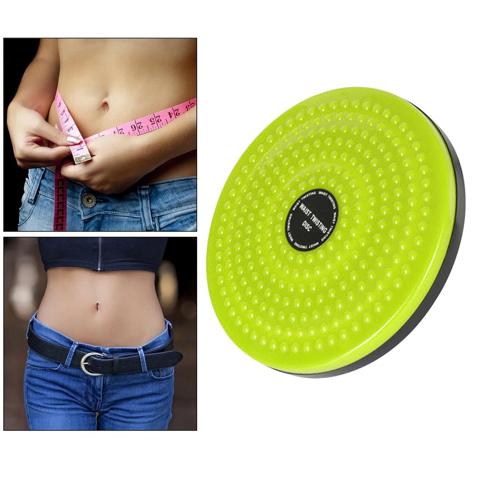 Waist Twist Board Plate Fitness Exercise Massage Balance Foot Plate Green