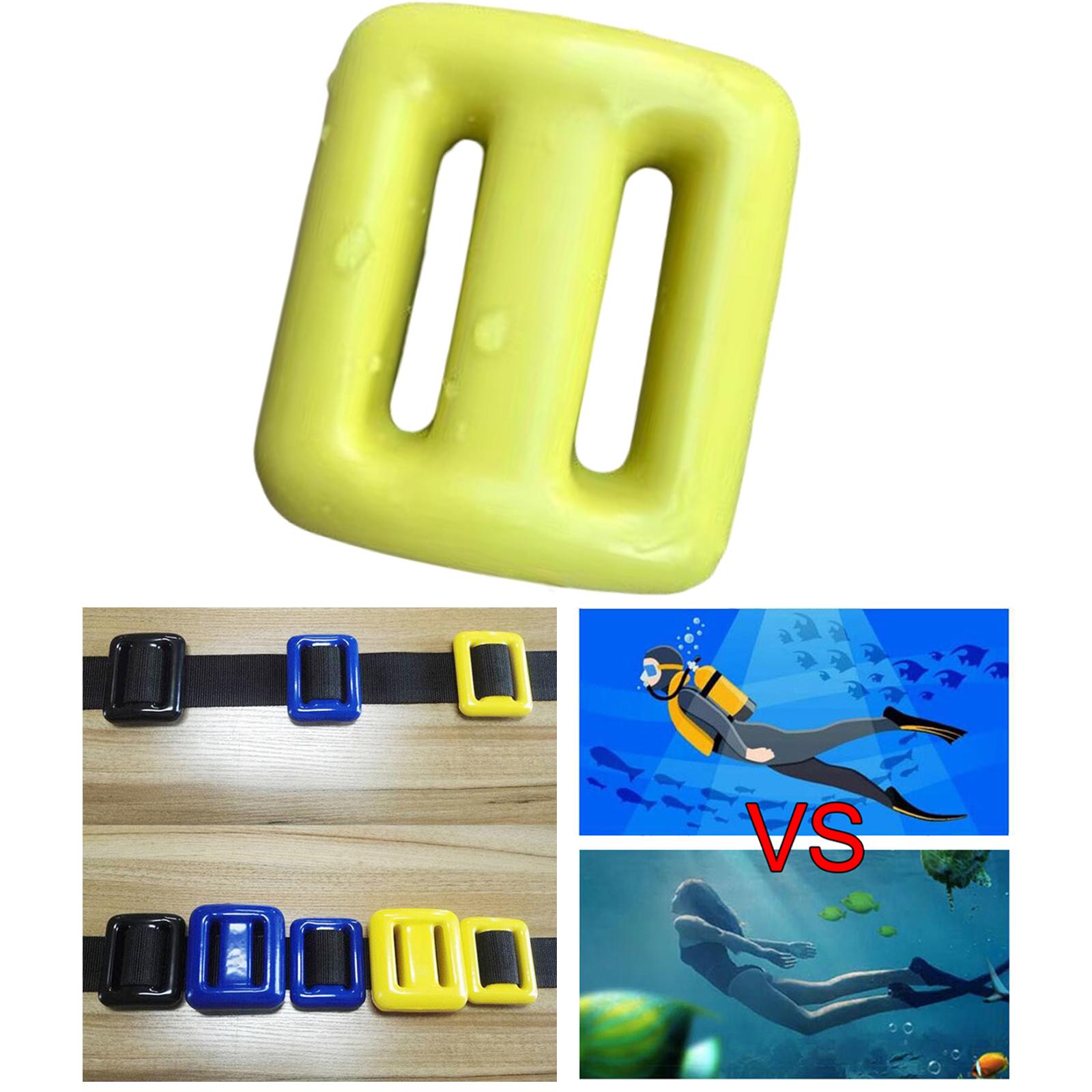 0.5kg Scuba D Ring Lead Weights Counterweight Diving Swimming Equip Yellow