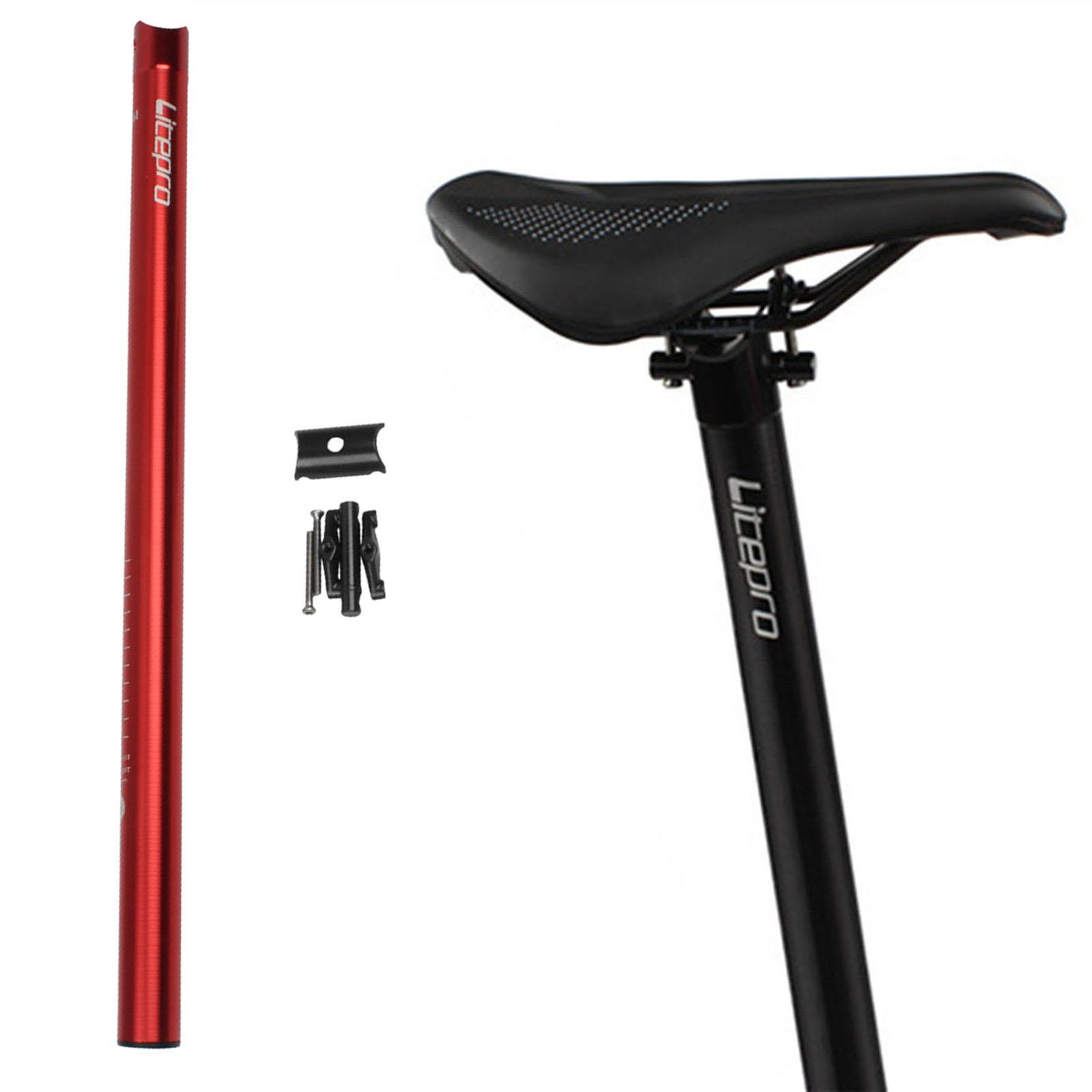 Bicycle Seat Post Aluminum Alloy 31.8 Tube Folding Bike Cycling Red