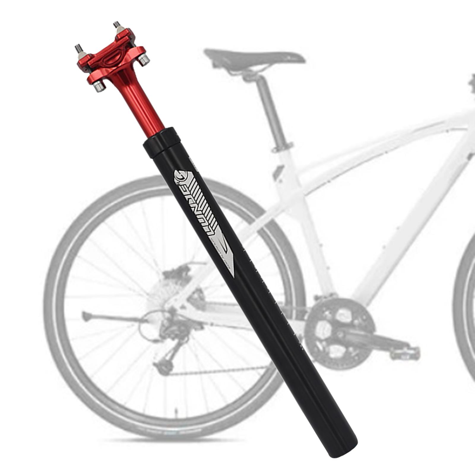 Bike Seatpost Bicycle Shockproof Seat Post Pole Repair 30.9mm Red