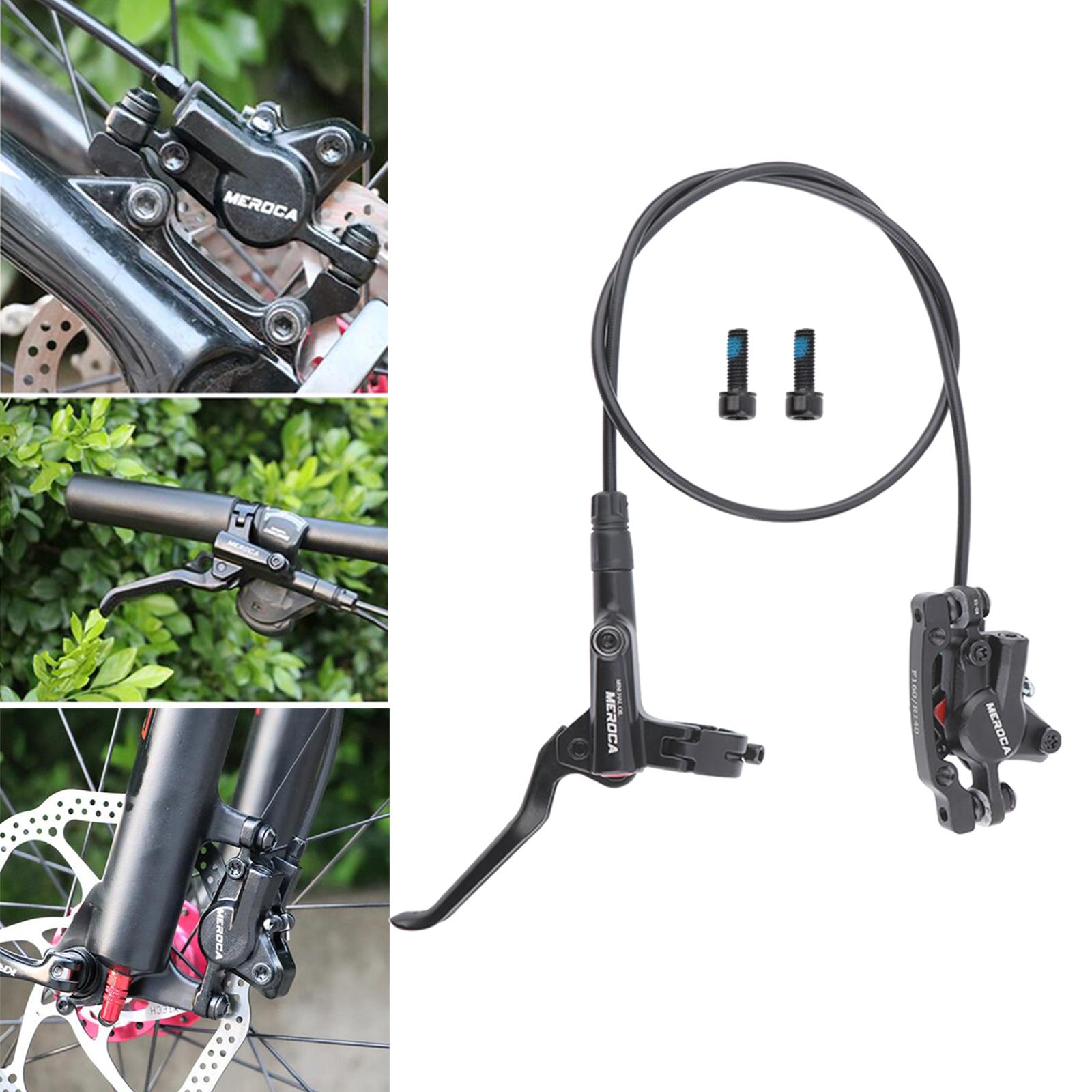 Hydraulic Disc Brake Set Compatible for MTB Front left  Black