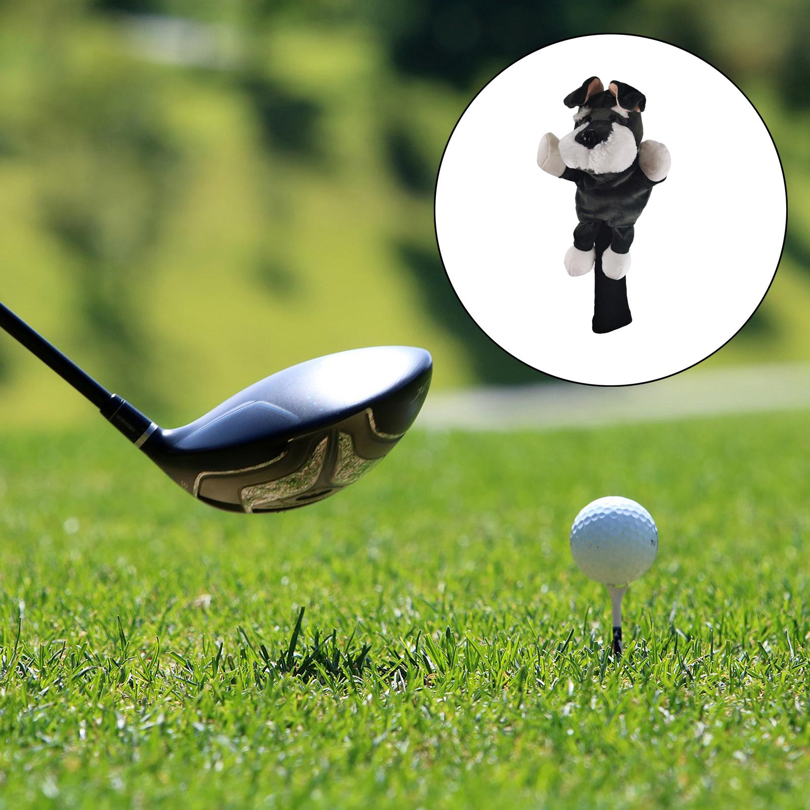 Golf Club Headcover Wood Driver Head Cover Protector Sleeve Dog