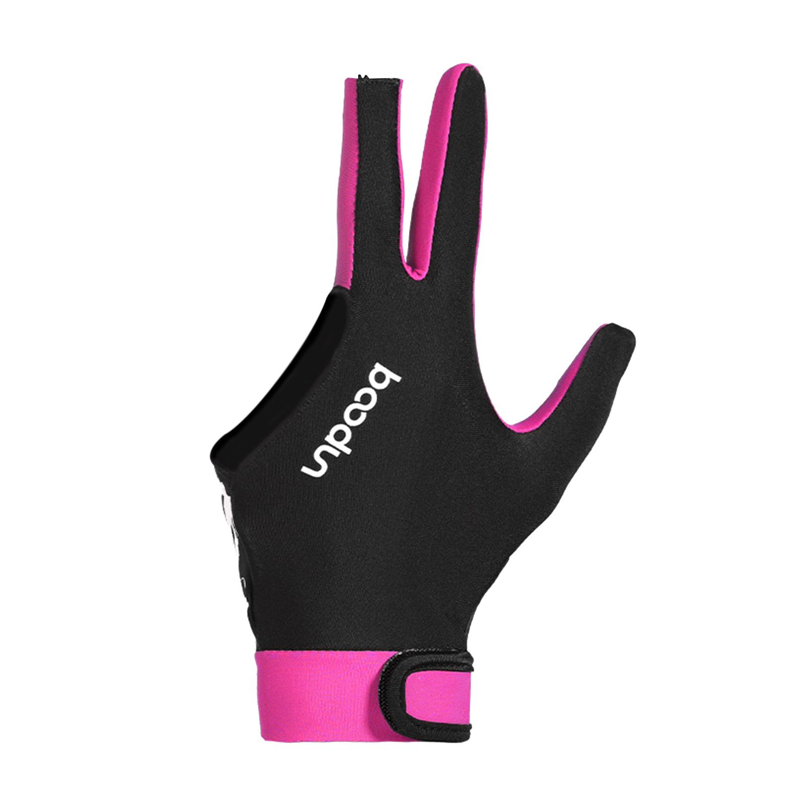 Snooker Billiard Cue Glove Left Hand Pool Three Finger Open