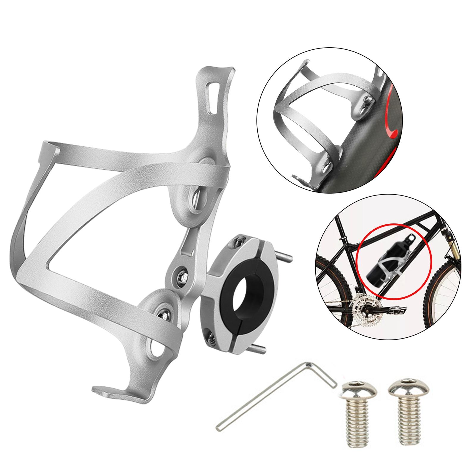 Aluminu Alloy Drink Water Bottle Cage Holder for Mountain Bike silver