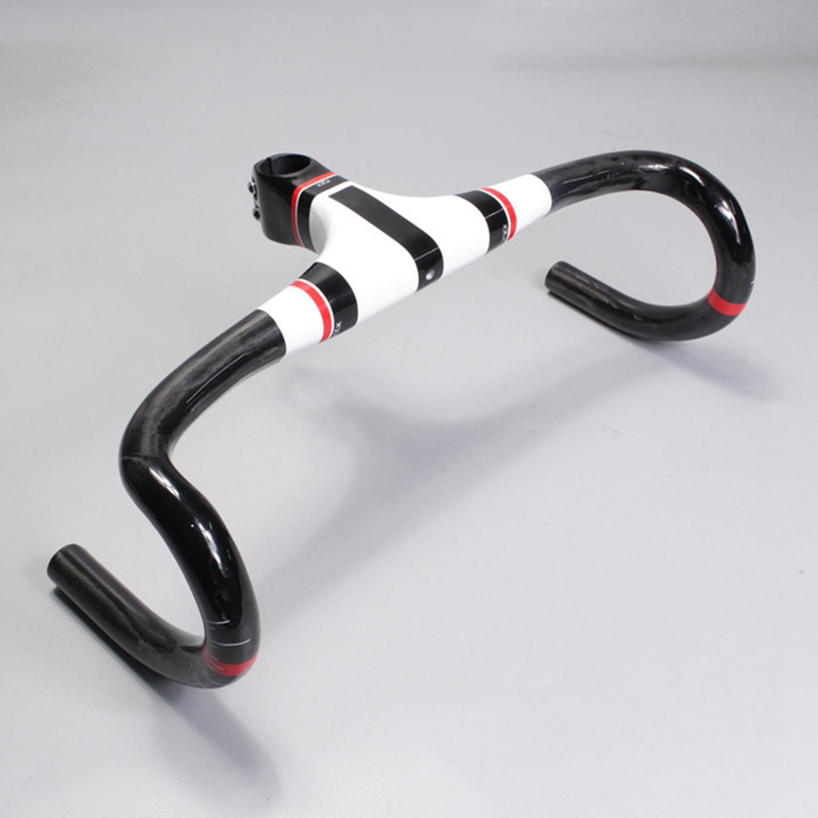 Bicycle Integrated Handlebar Cycling Lightweight Racing with Stem Accs 420x100mm