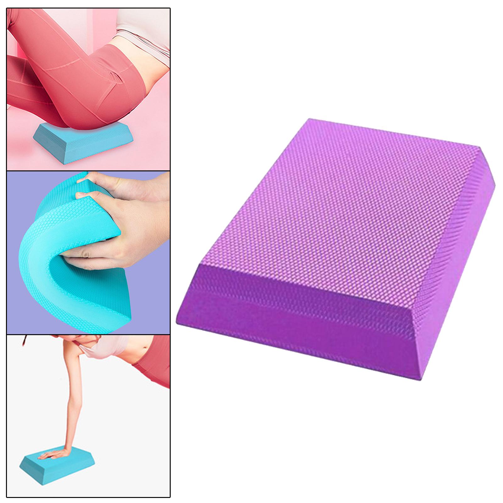 yoga Pad Foam Cushion TPE Knee Pad Adults Training Purple 