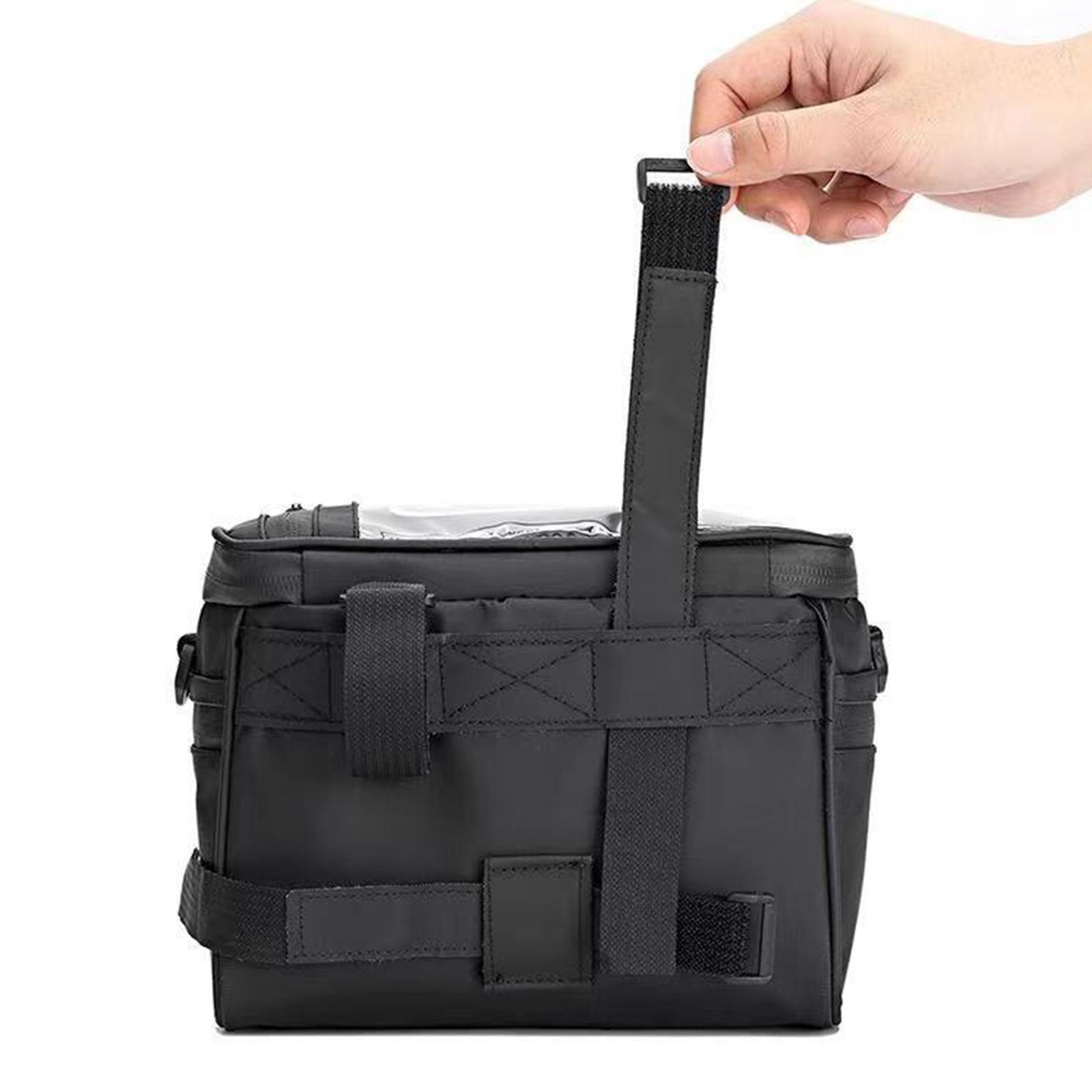 Bike Handlebar Bag Portable Shoulder Bag Touch Screen Phone Bag Rainproof