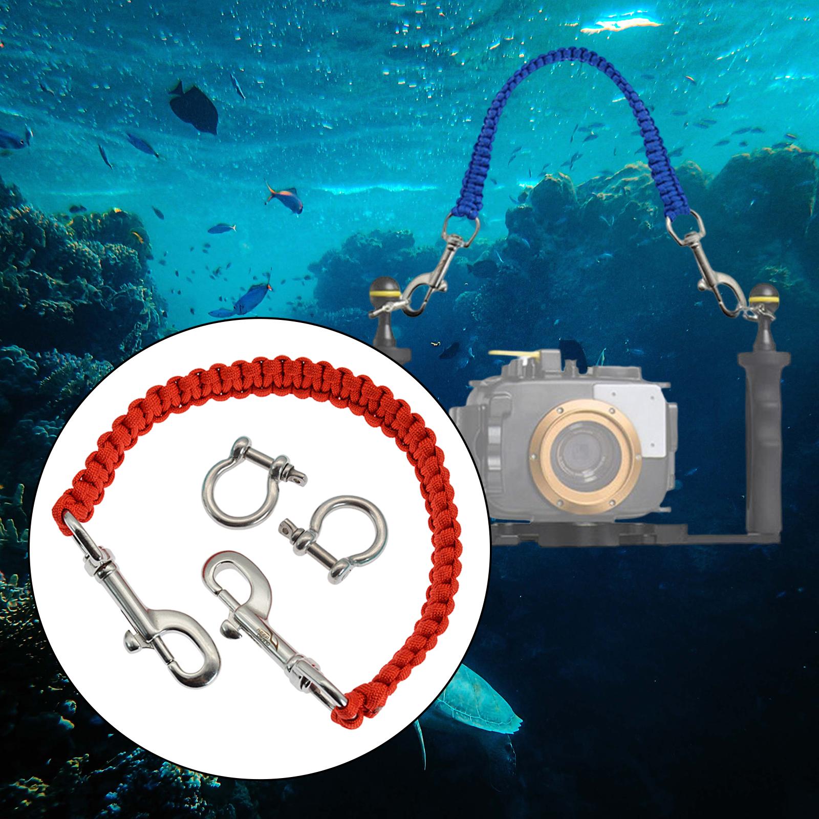 Diving Camera Hand Rope Lanyard Strap Underwater Photography Accessories red