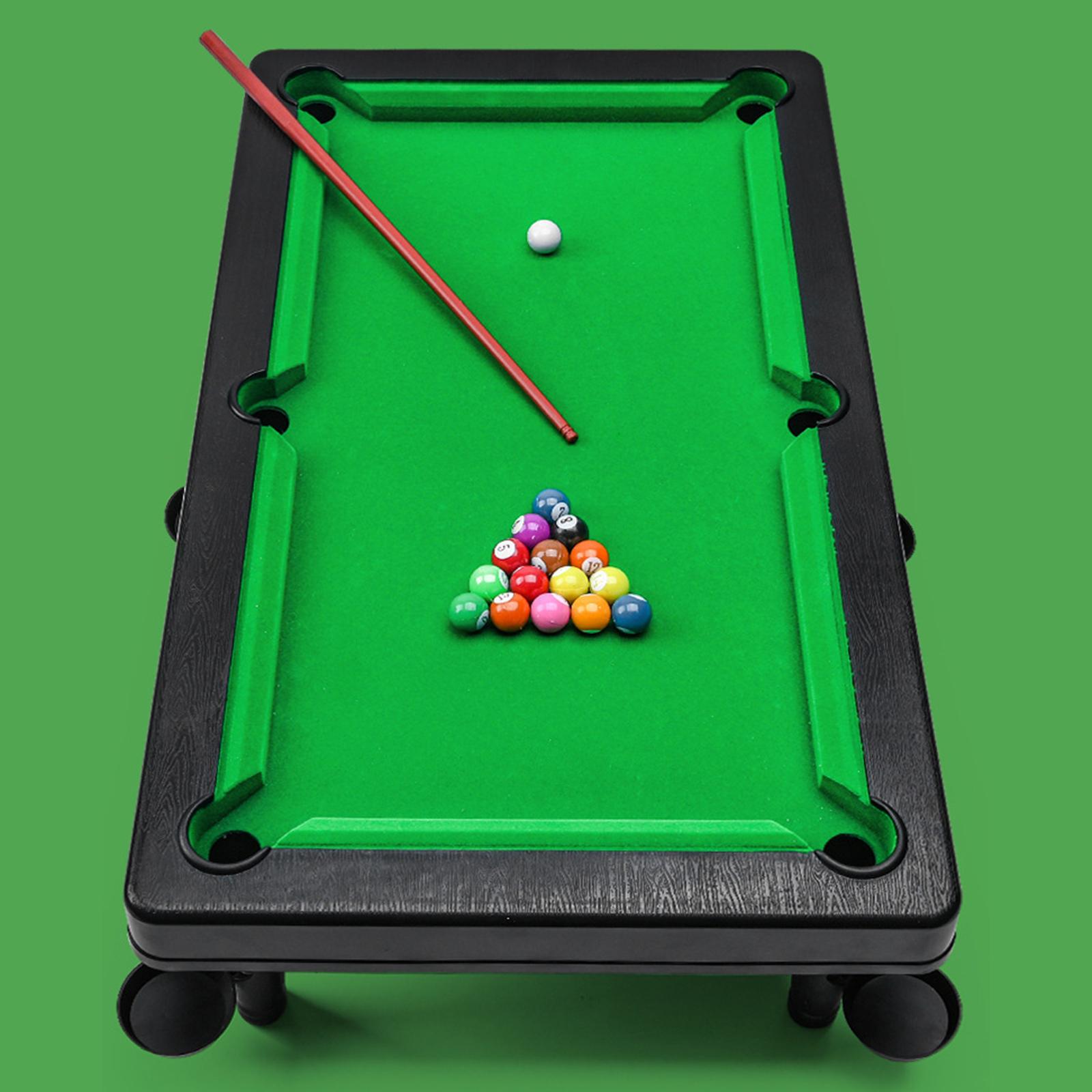 Mini Table Pool Toy Billiards Game Balls Snooker travel Indoor M