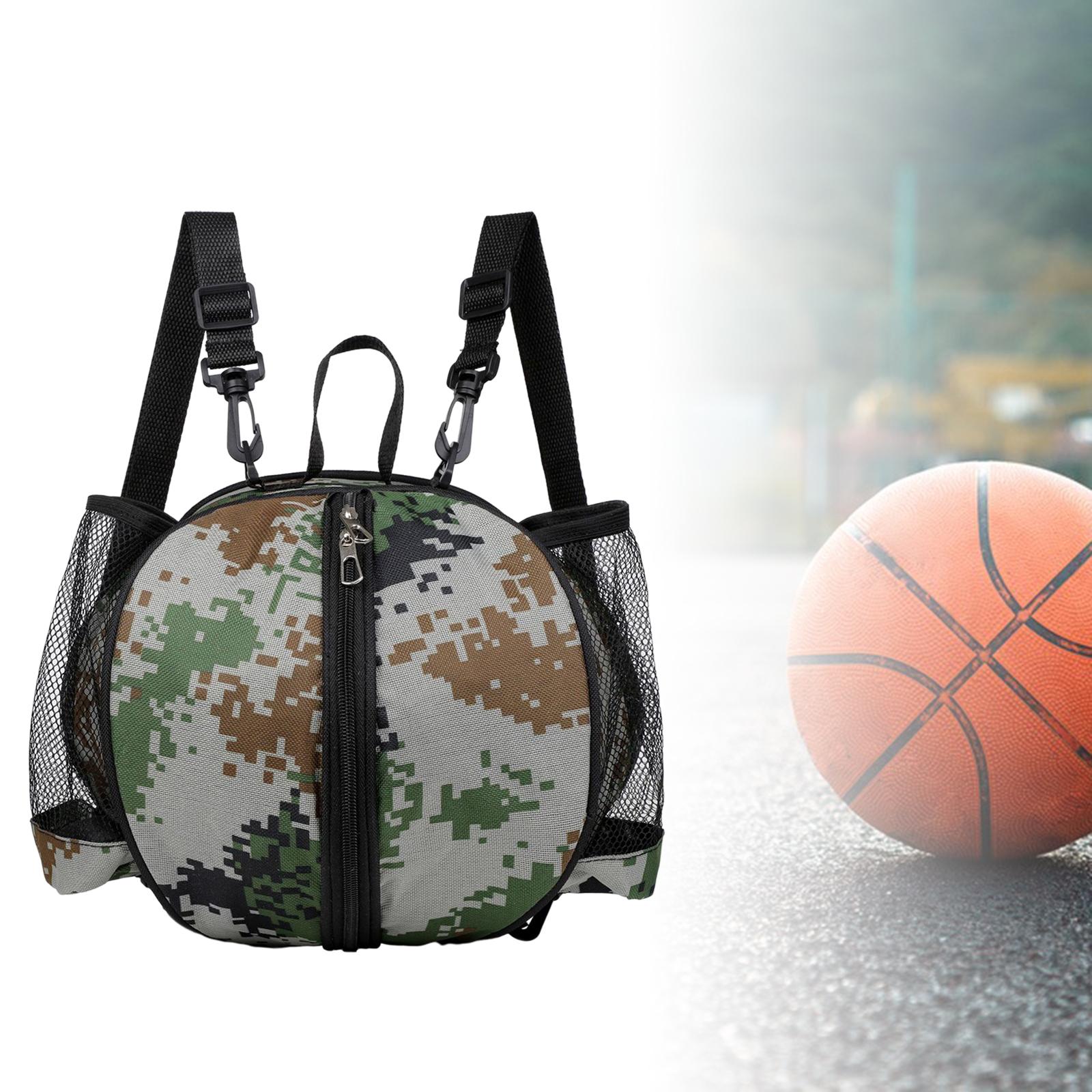 Basketball Shoulder Bag Backpack Basketball Tote Bag Accessories Adjustable Style C