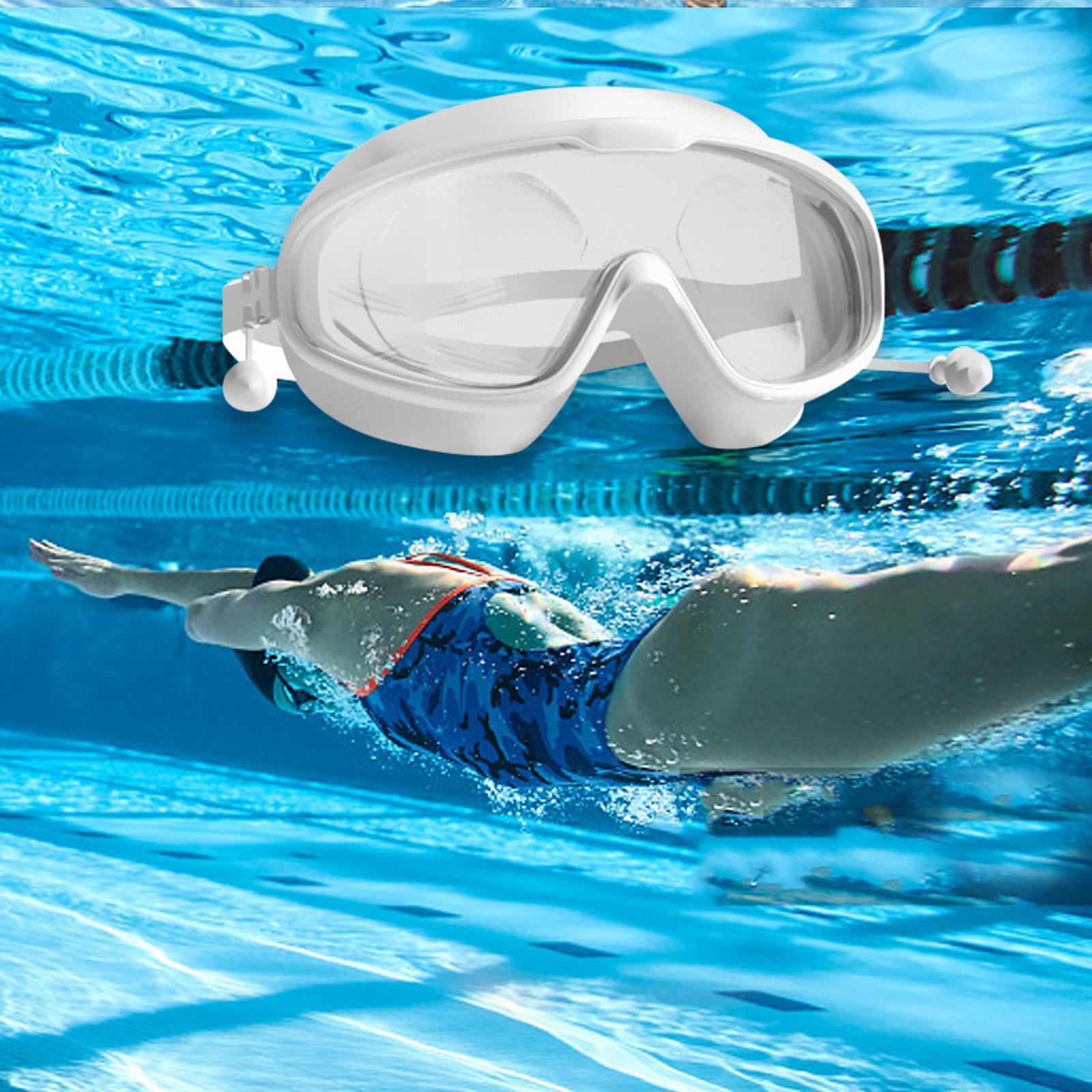 Myopia Swimming Goggles Swim Glasses Unisex Adjustable Anti Fog Professional 700 Degree