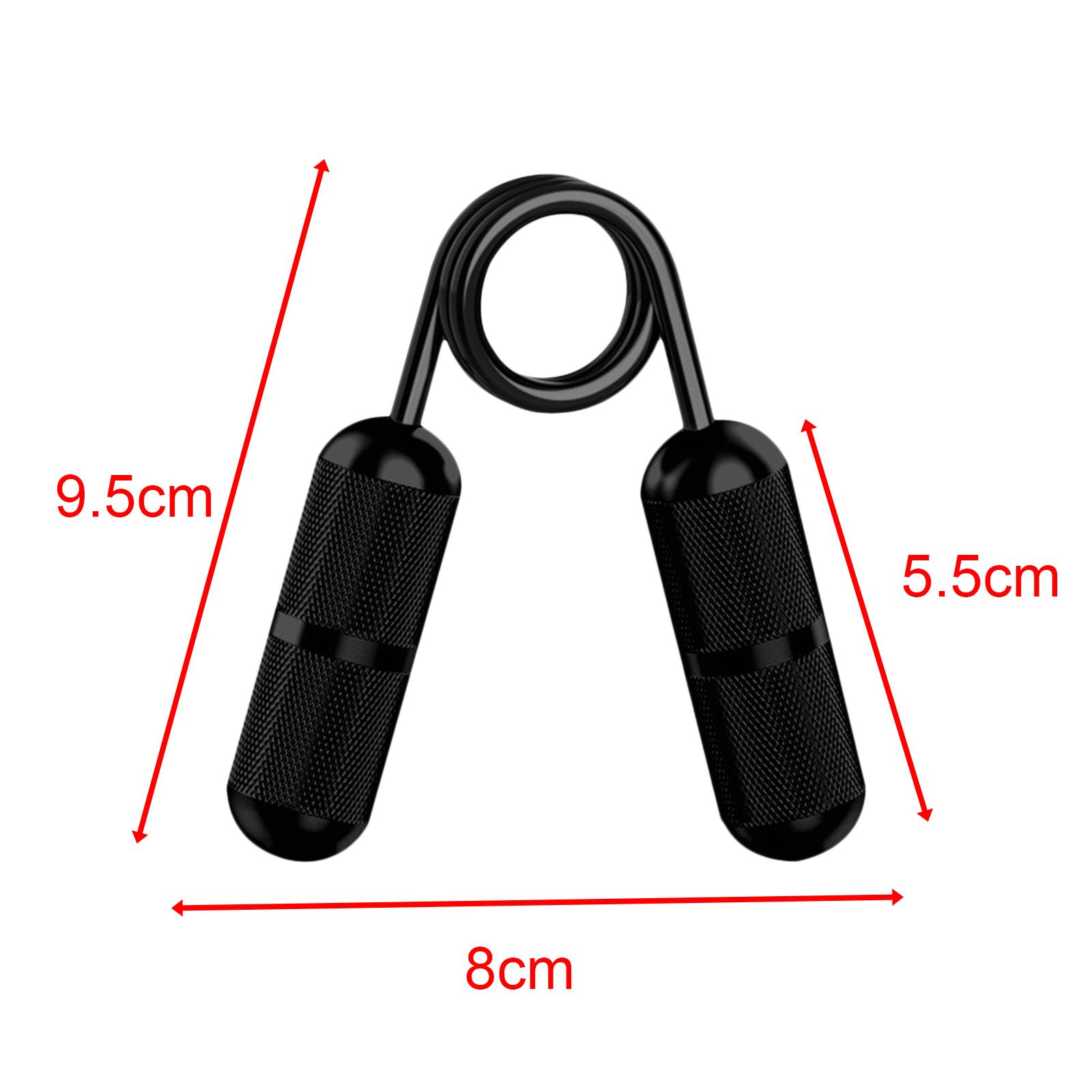2xFingers Exerciser Stretcher Strength Trainer Exercise Hand Grip Strengthener Black 8x9.5cm
