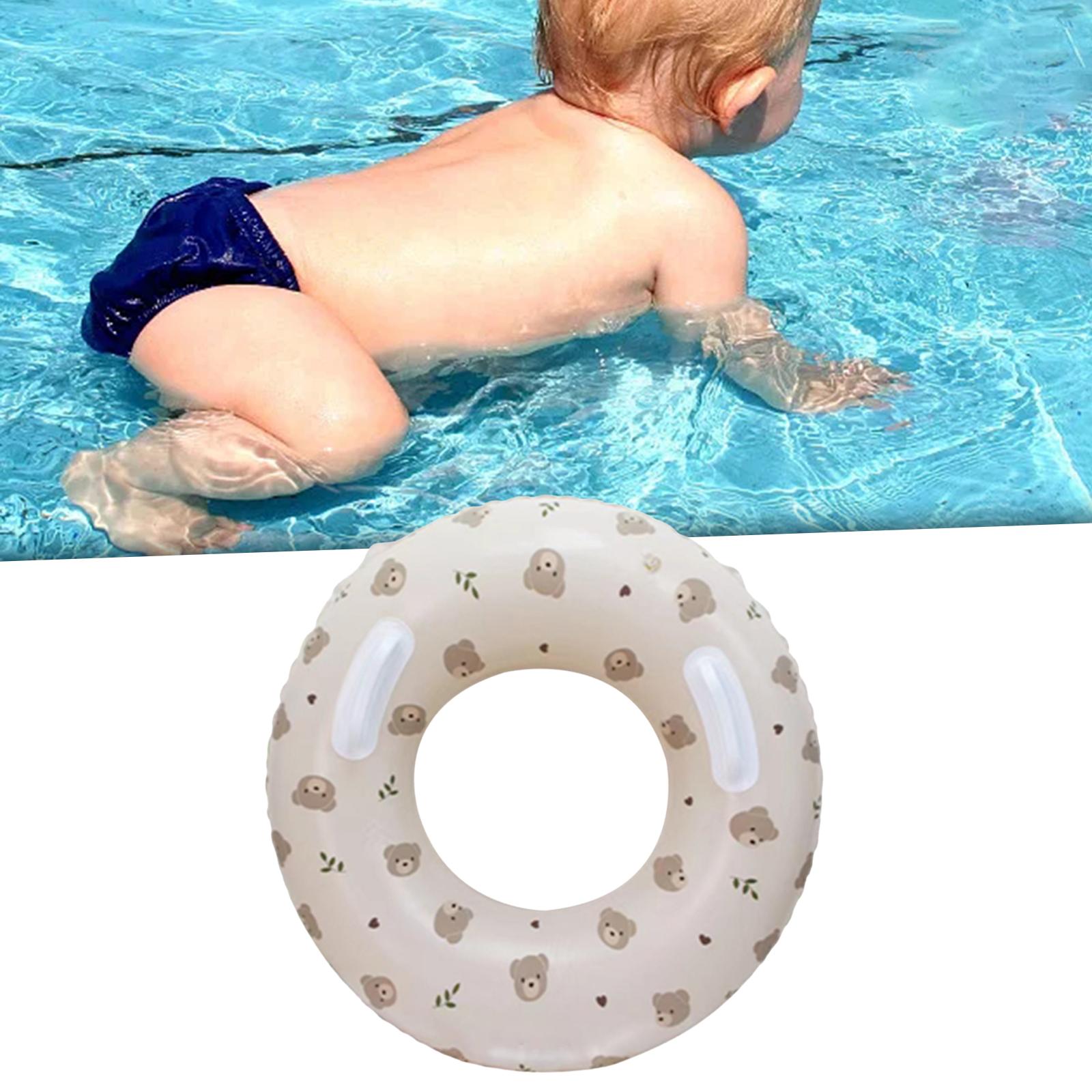 Infant Pool Float Swimming Trainer Inflatable Thicken Baby Pool Float Bear Swim Ring