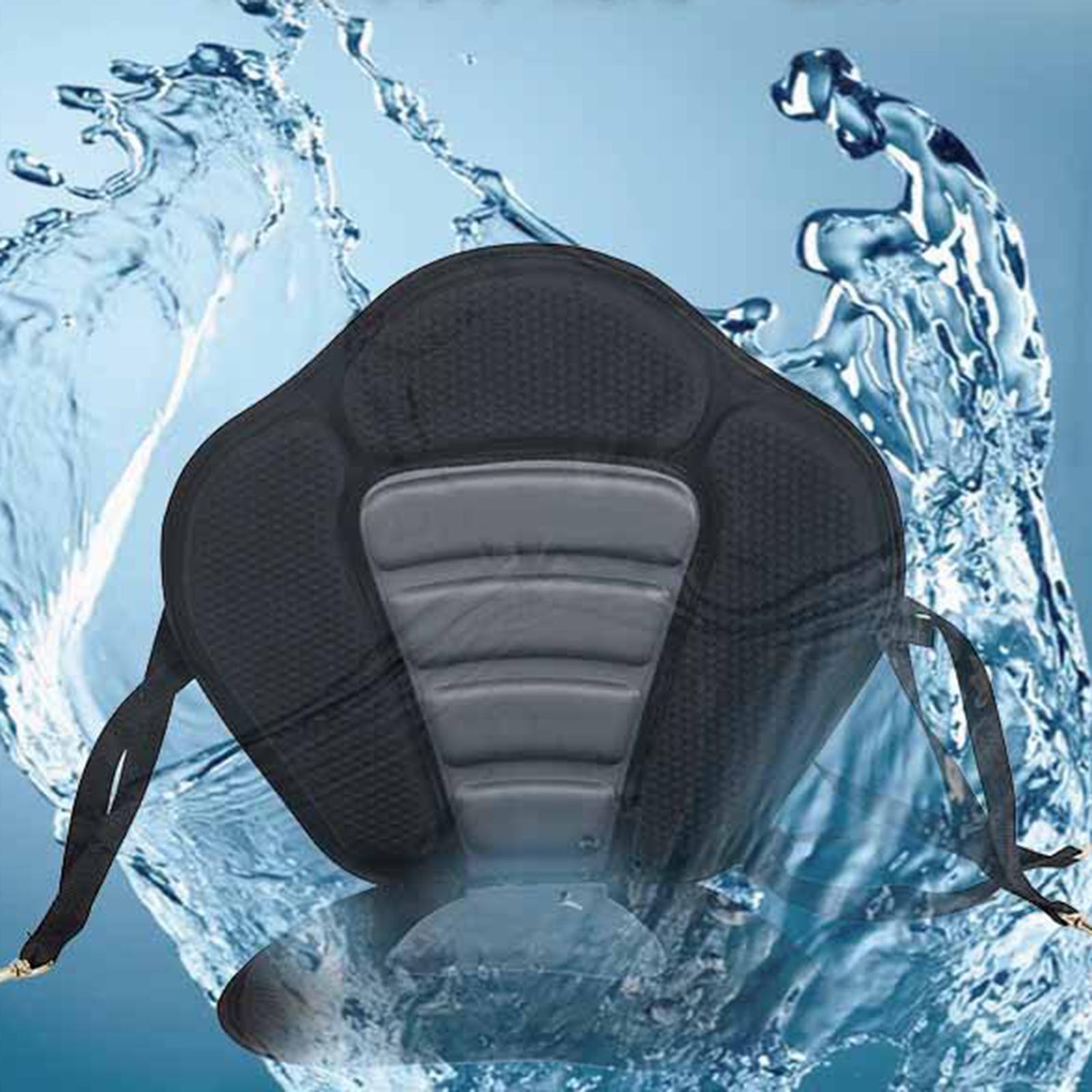 Paddle Seat Replacement Anti Slip Kayak Seat Cushion with Back Support without backpack