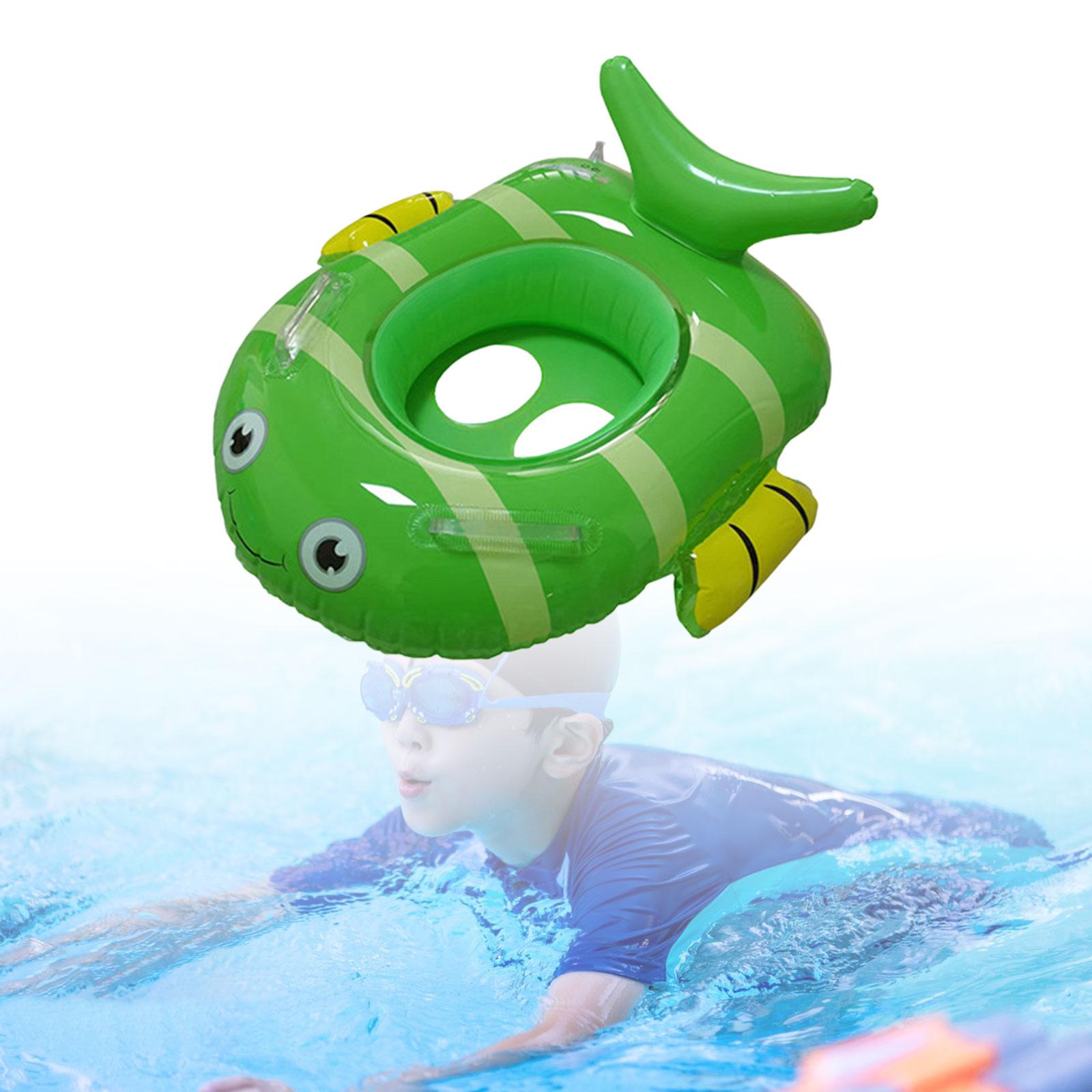Kids Swimming Pool Floats Inflatable Pool Rings for Kids for Girls Boys Child Green