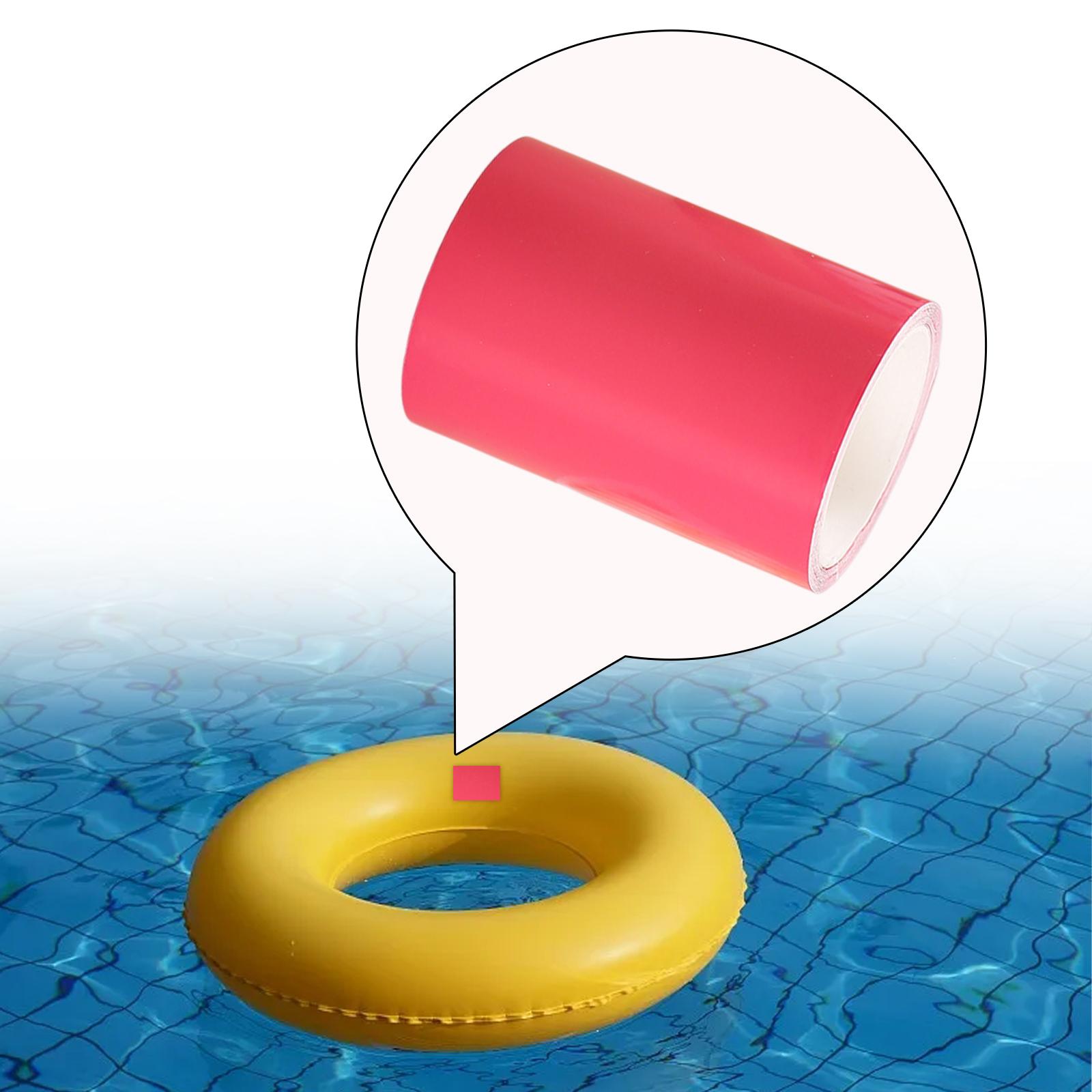 Swimming Rings Repair Patch Inflatable Boat Repair Patch for Inflatable Sofa Red
