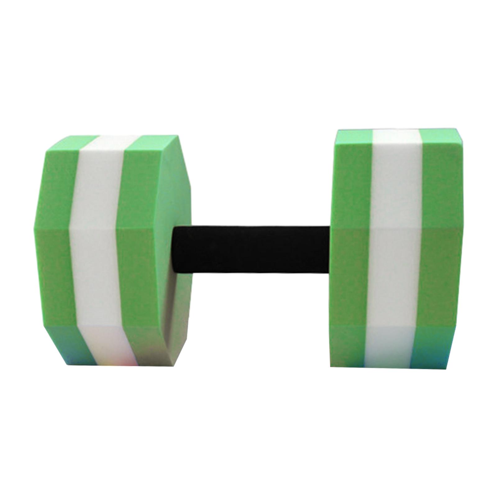 Aquatic Dumbbell Workouts Water Floating Dumbbells Pool Resistance Equipment Green