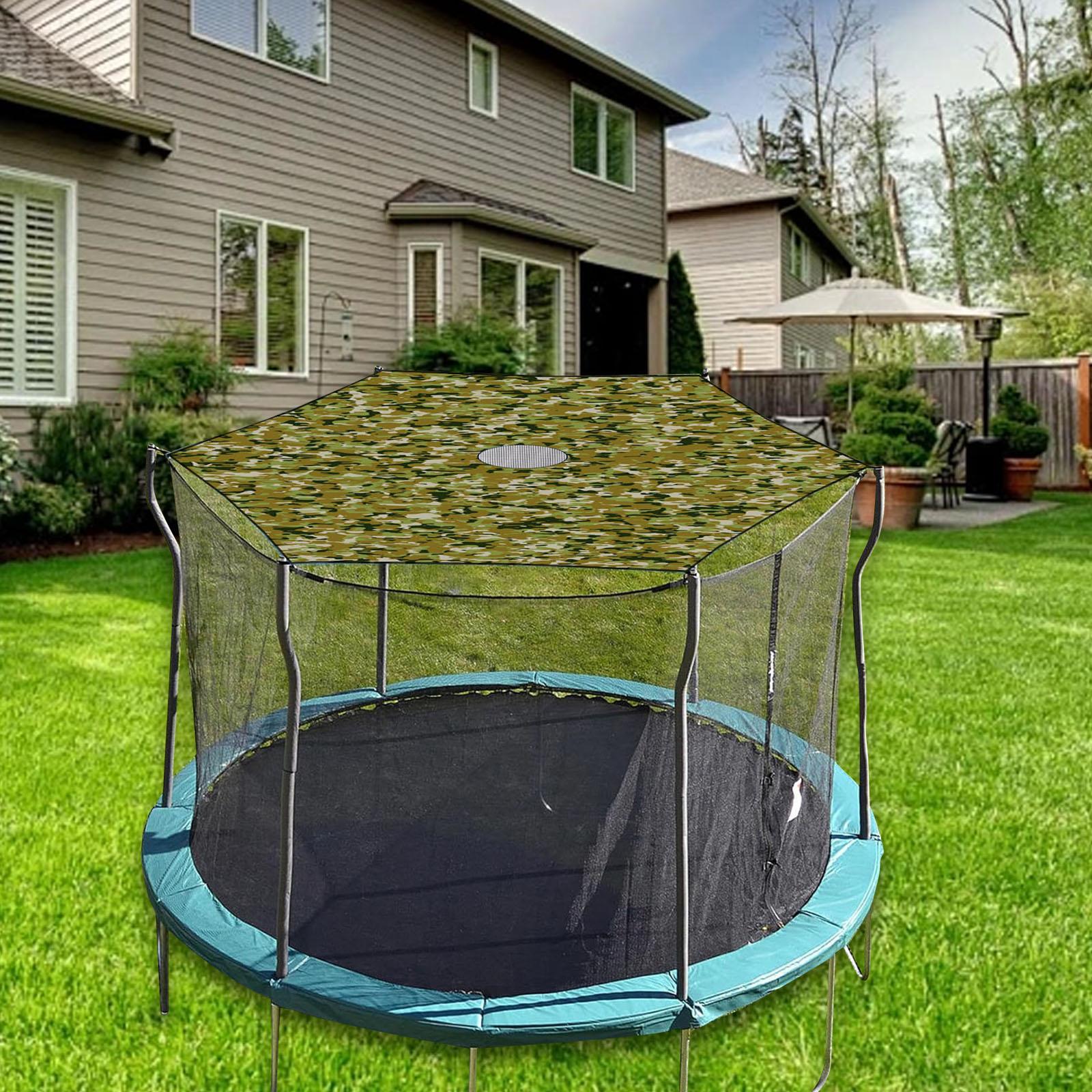 Trampoline Cover Rainproof Trampoline Top Cover Ceiling Sun Protection Cover 2.44m