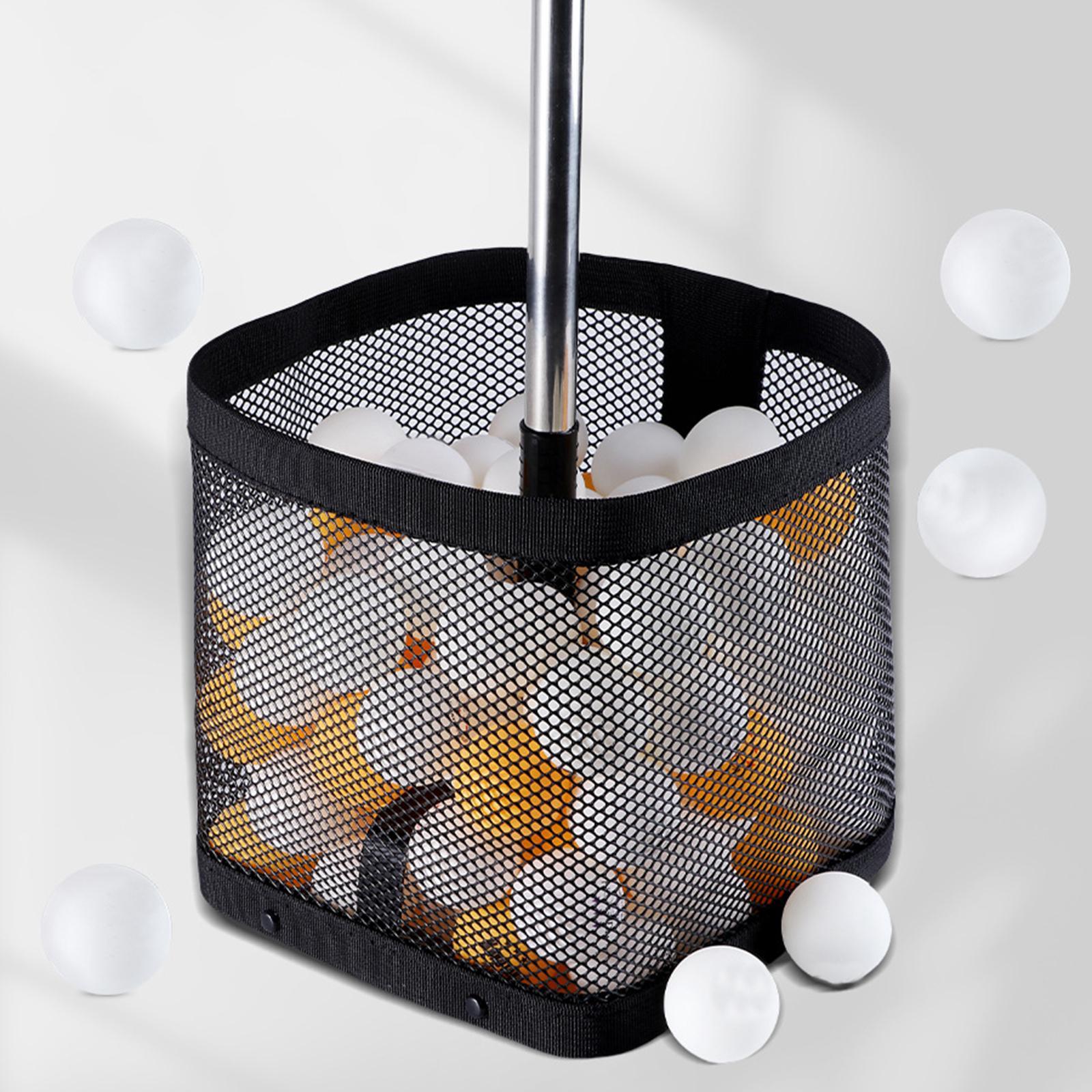 Pingpong Ball Retriever Gym Accessory Professional Pingpong Ball Pick Up Black