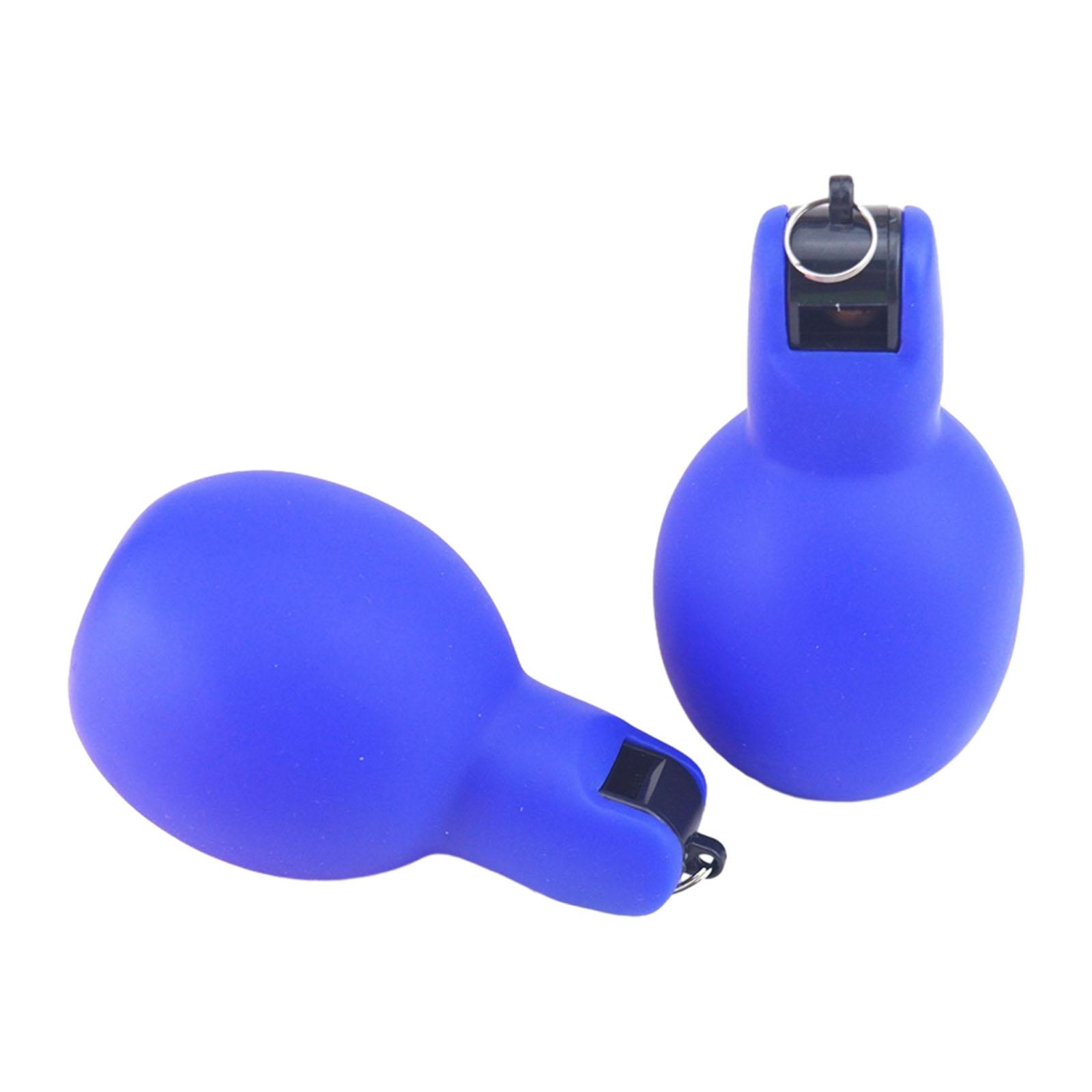Hand Squeeze Whistles Blue
